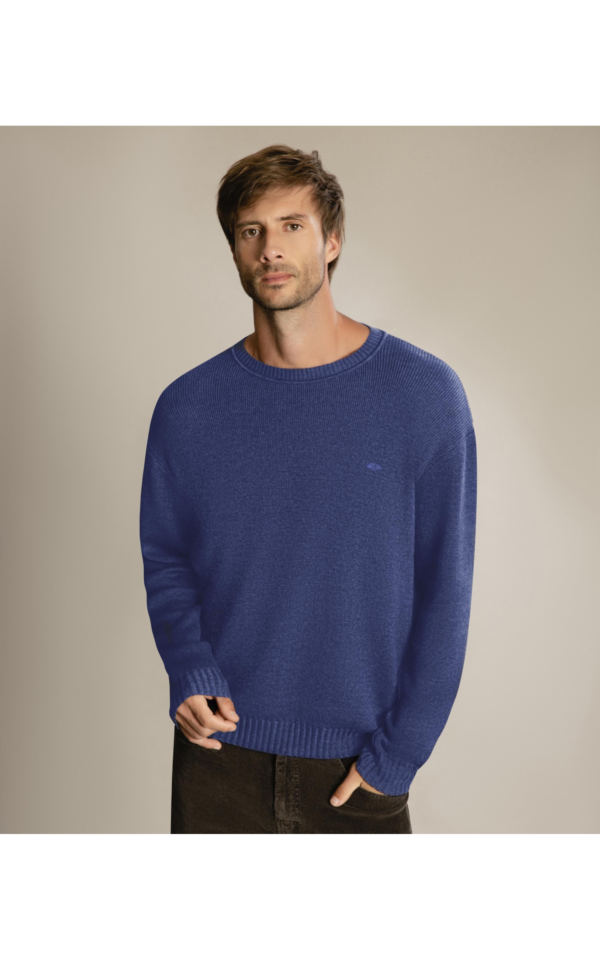 Tricot Heavy Gola Normal Azul