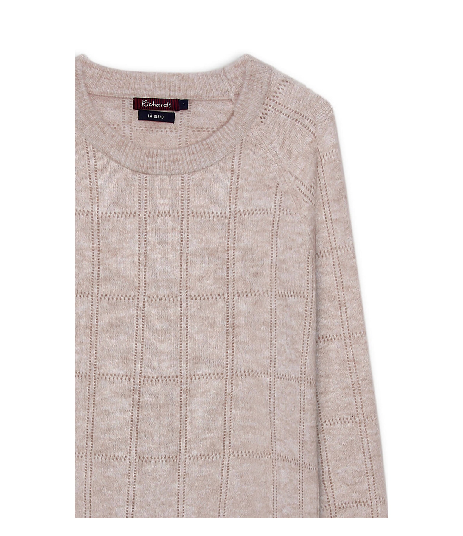 Tricot Hope Raglan Textura Natural