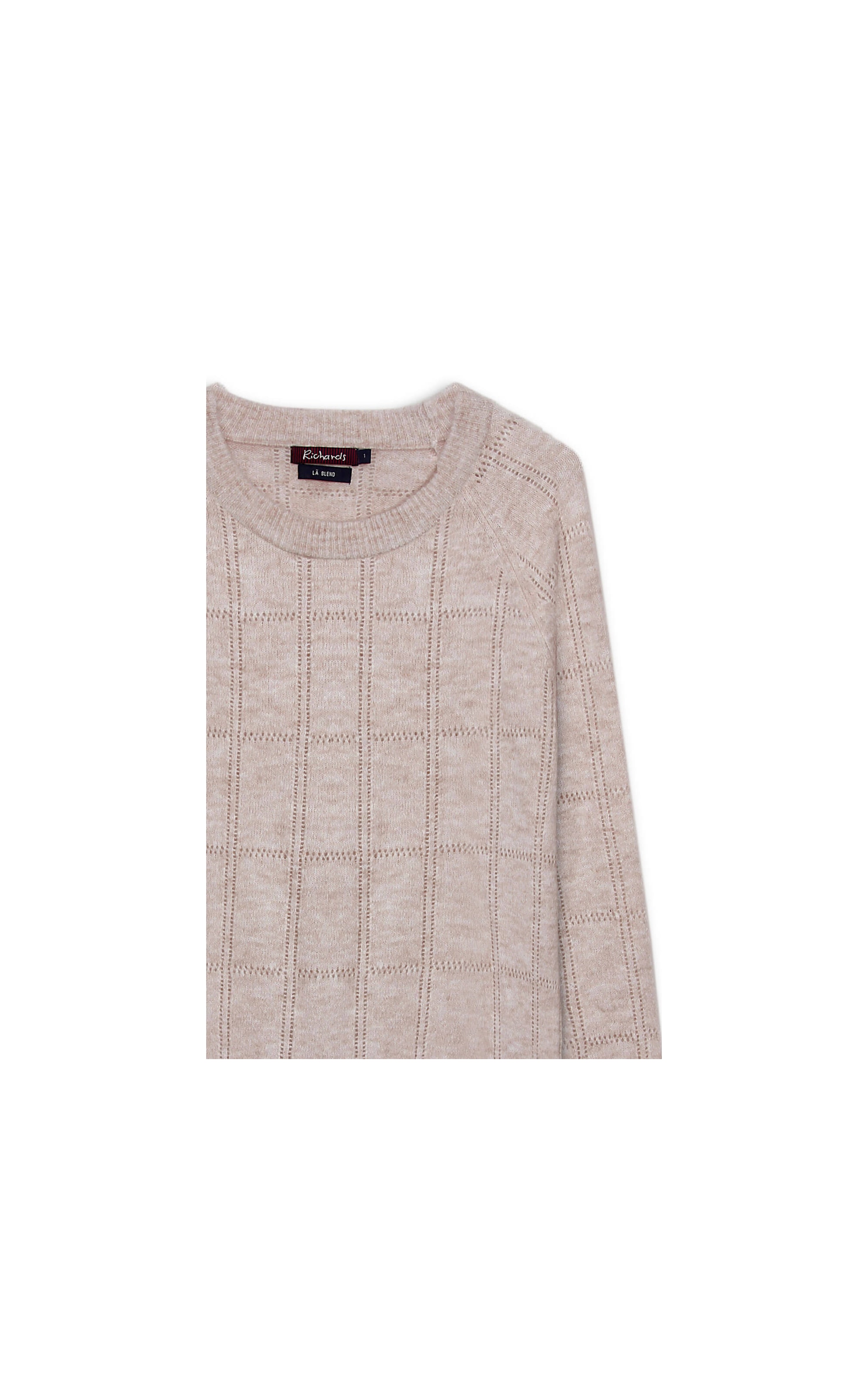 Tricot Hope Raglan Textura Natural