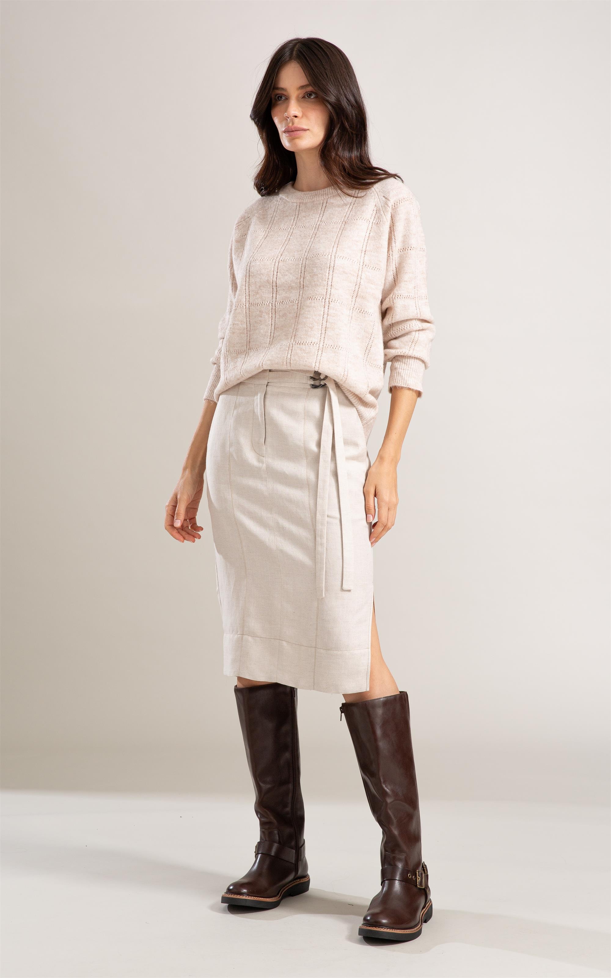 Tricot Hope Raglan Textura Natural