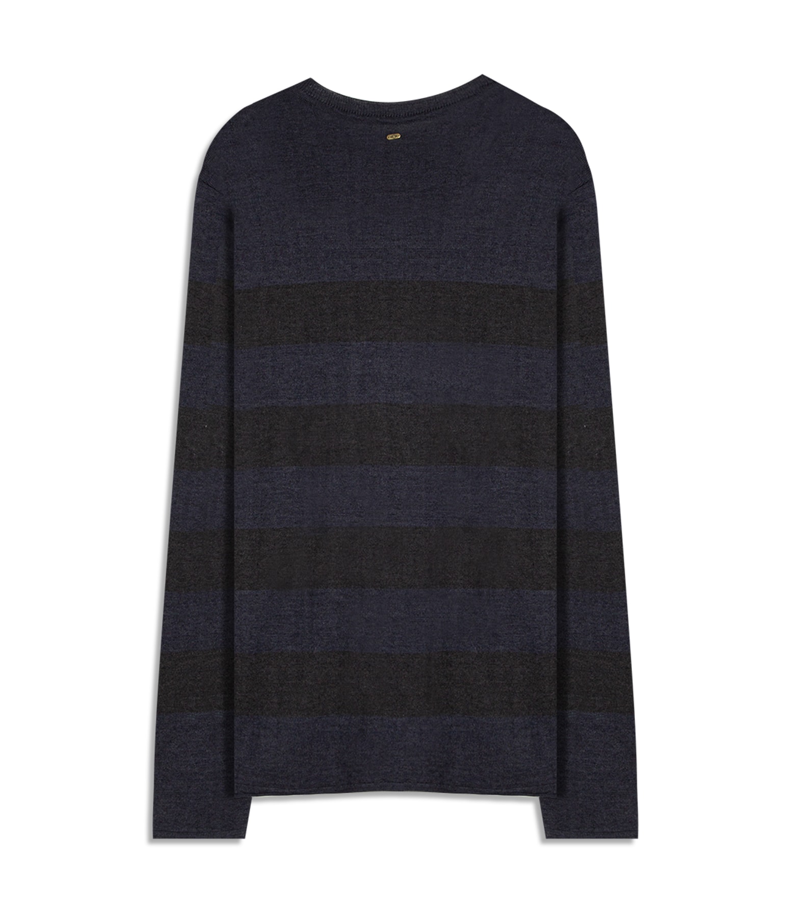 Tricot Hugo Seridó Listrado Ml Dark Navy