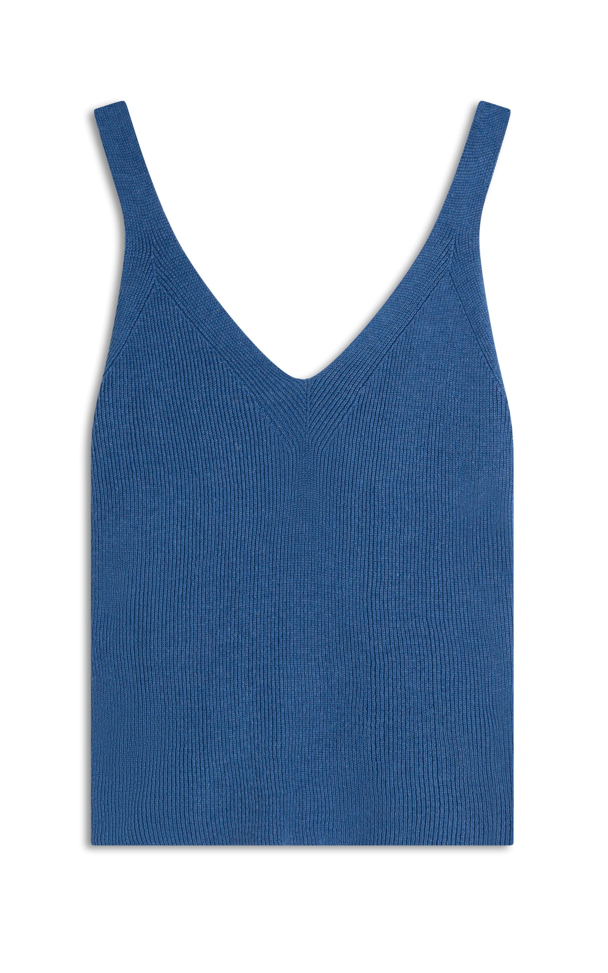 Tricot Isla Liso Azul Bic