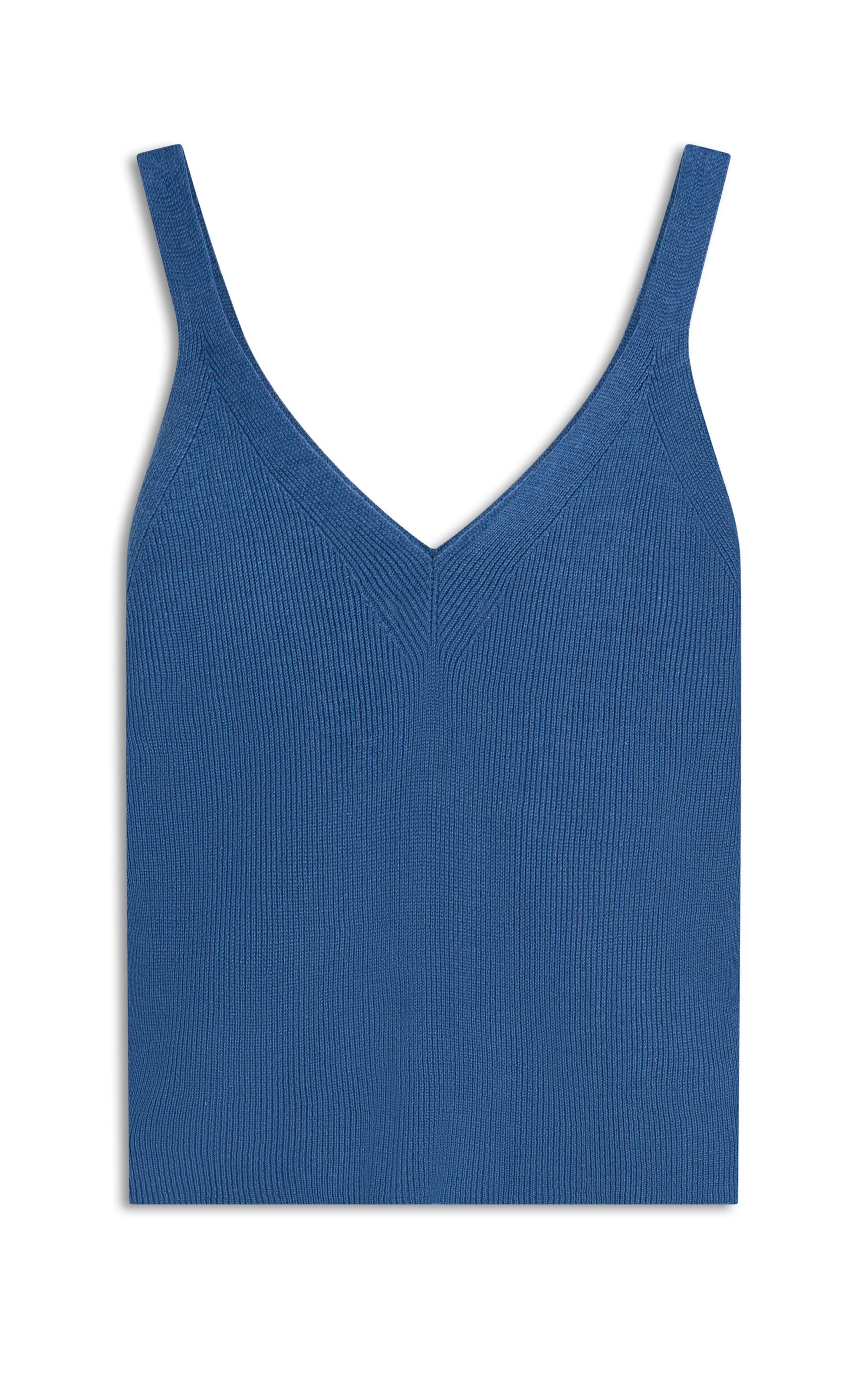Tricot Isla Liso Azul Bic