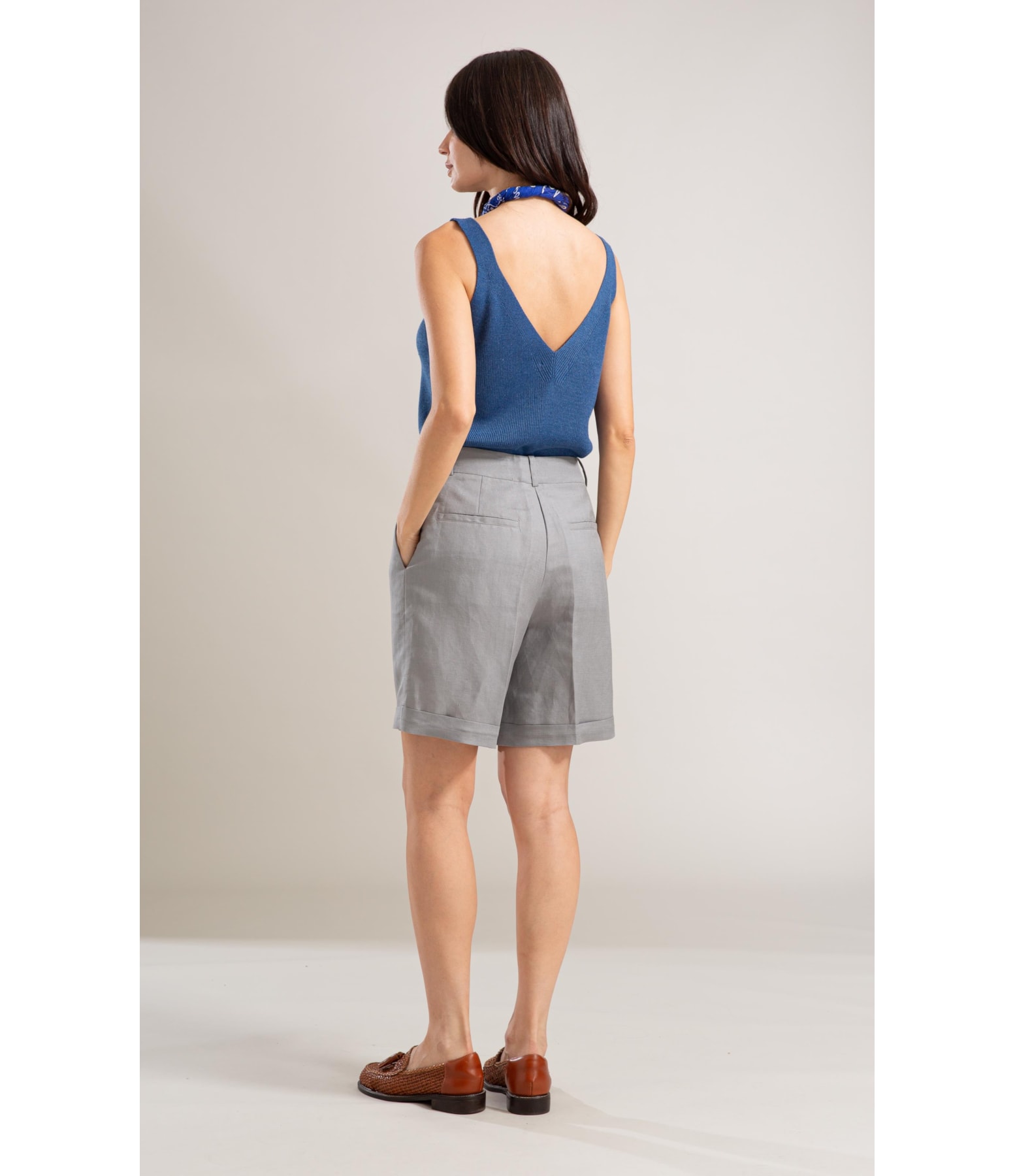 Tricot Isla Liso Azul Bic