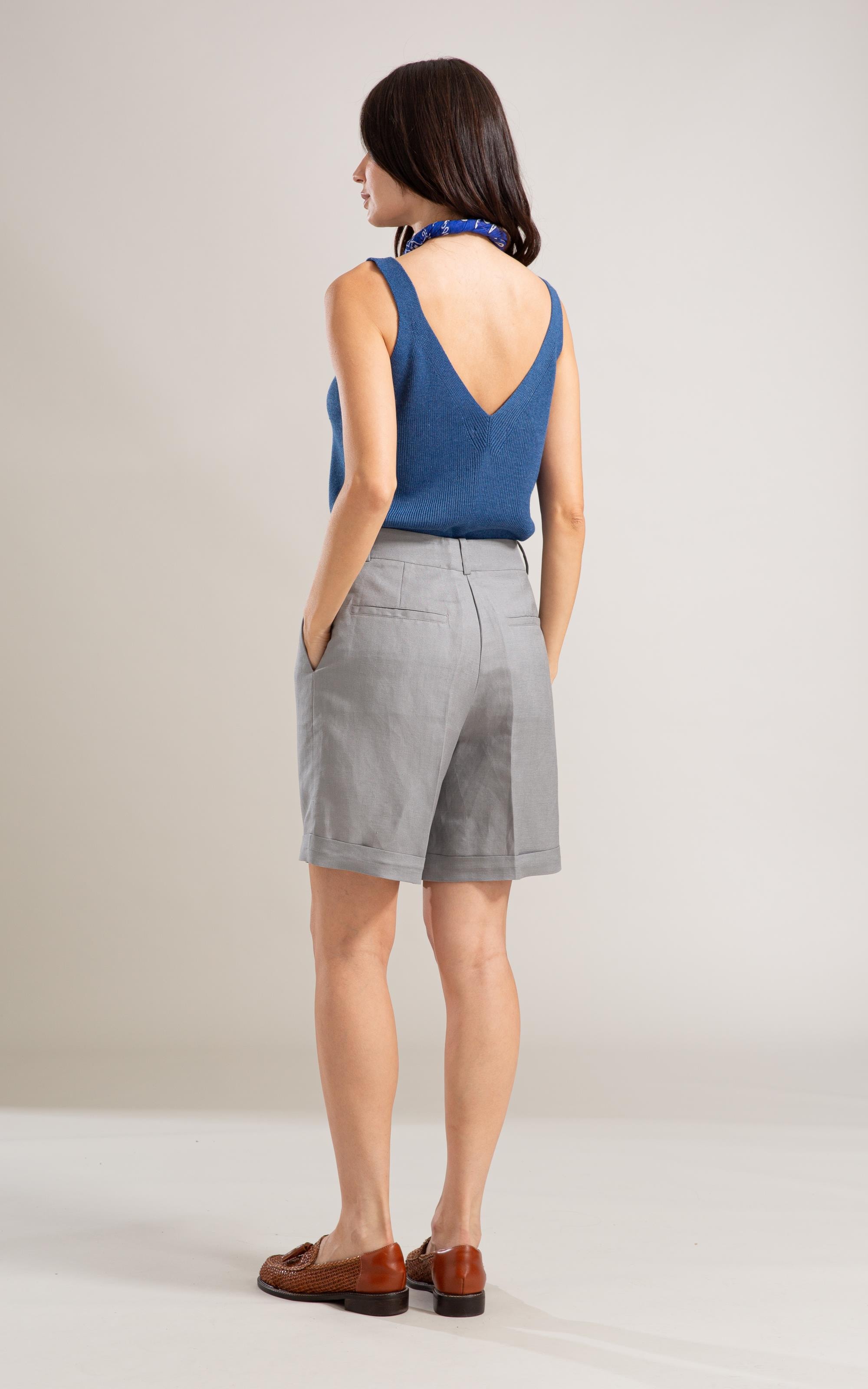 Tricot Isla Liso Azul Bic
