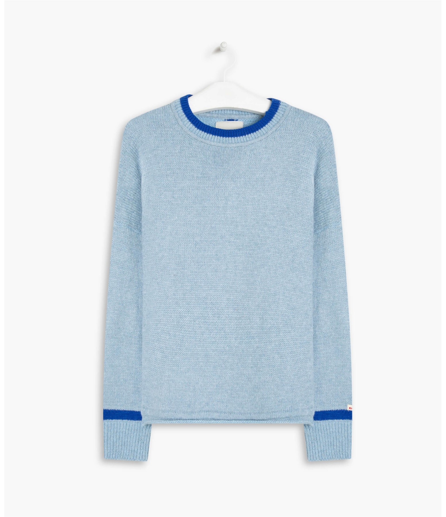 Tricot Issa Liso Azul Seco