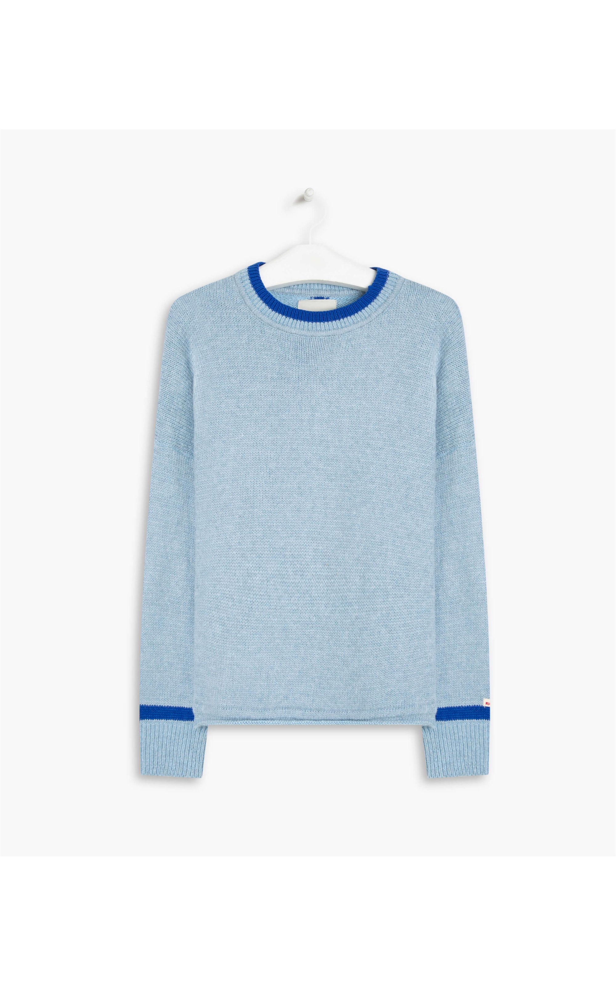 Tricot Issa Liso Azul Seco