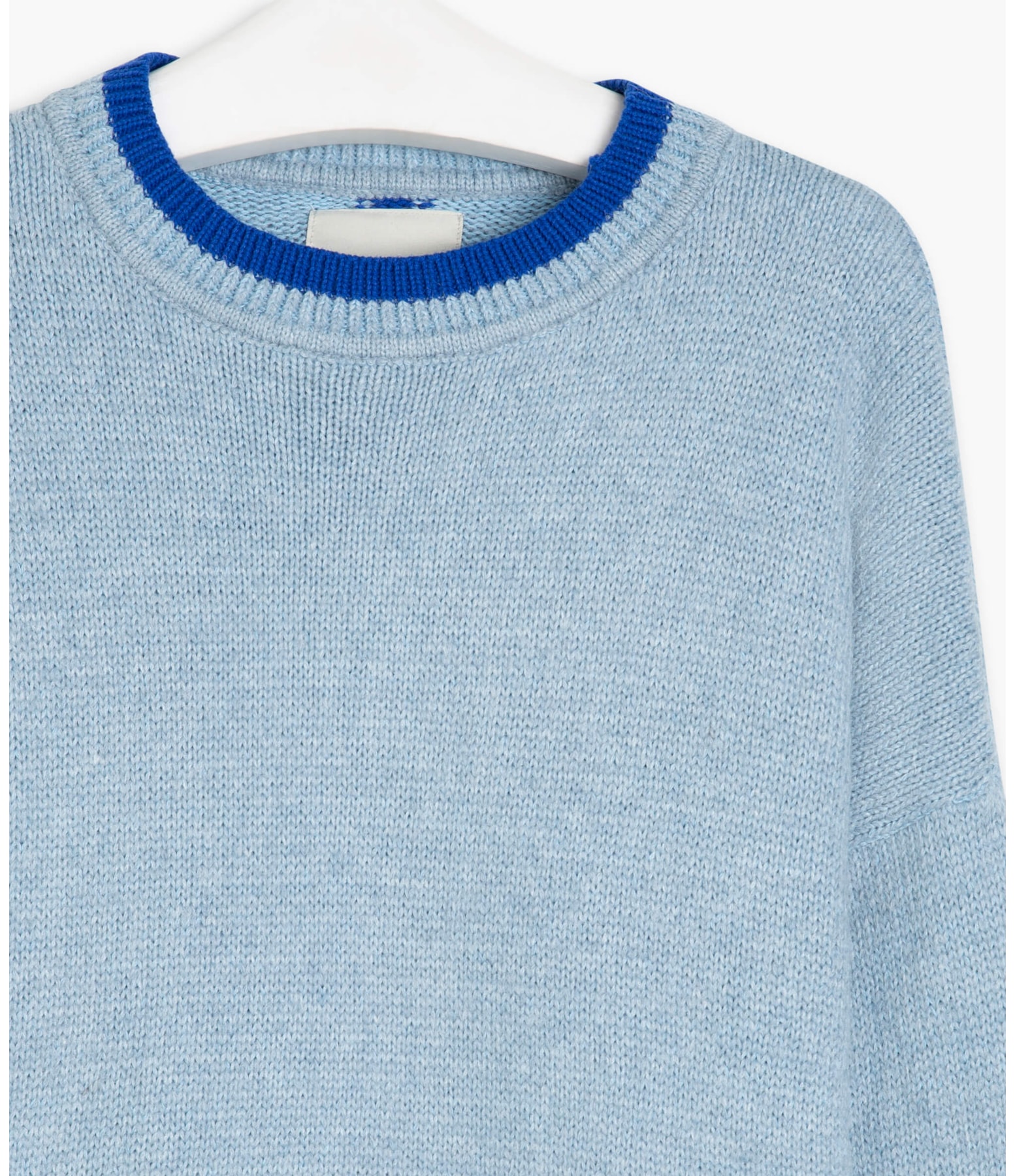Tricot Issa Liso Azul Seco