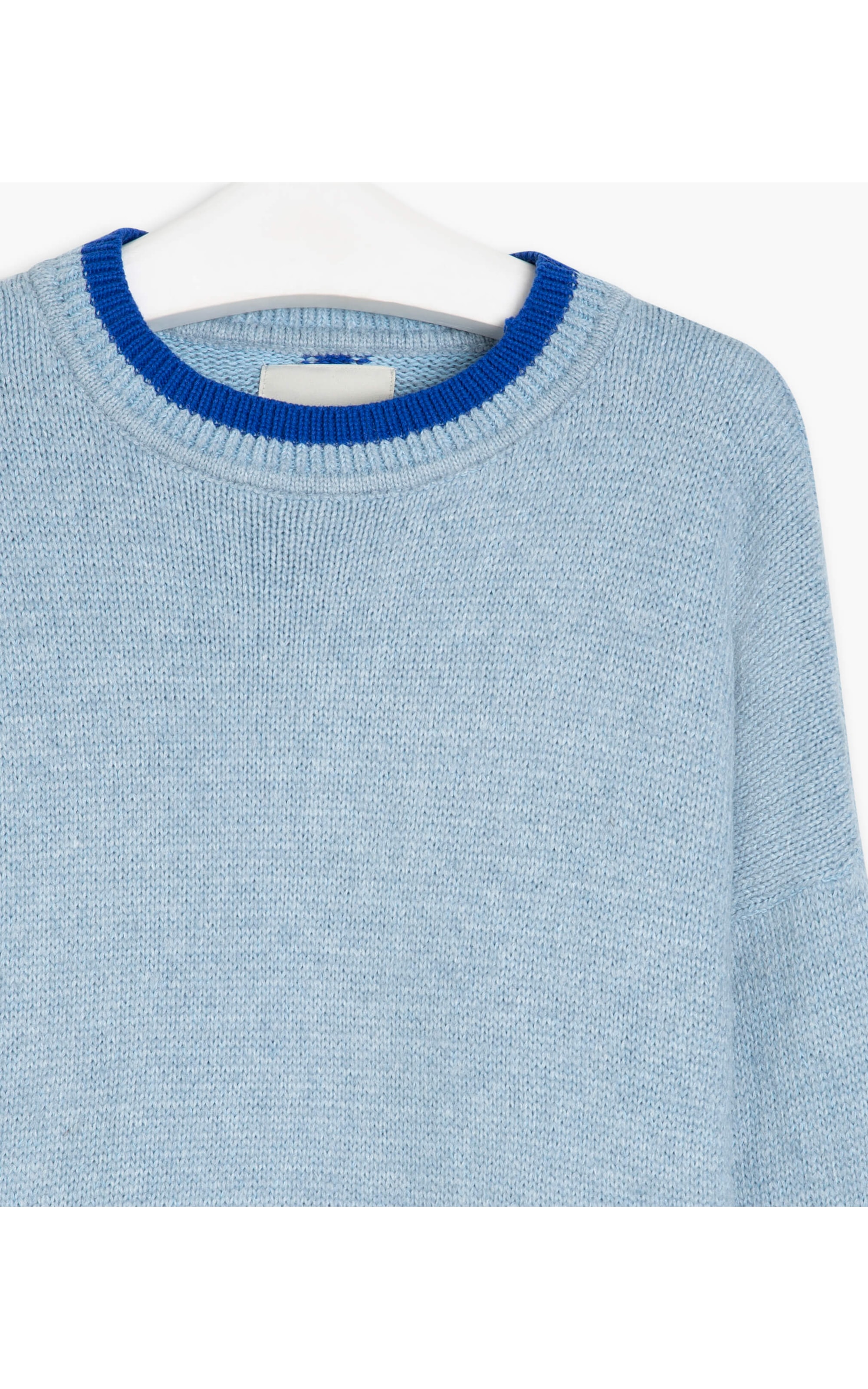 Tricot Issa Liso Azul Seco