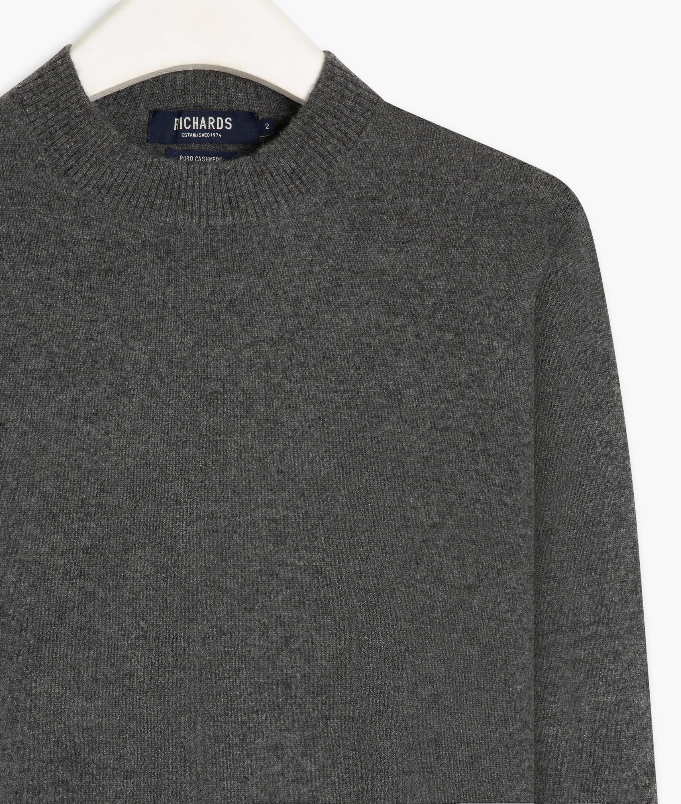 Tricot Kai 100% Cashmere Chumbo Mescla