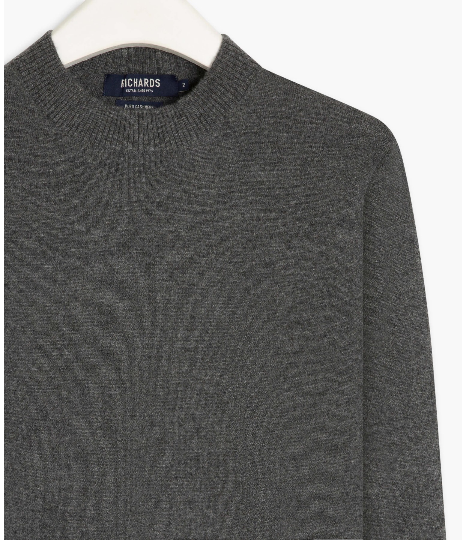 Tricot Kai 100% Cashmere Chumbo Mescla