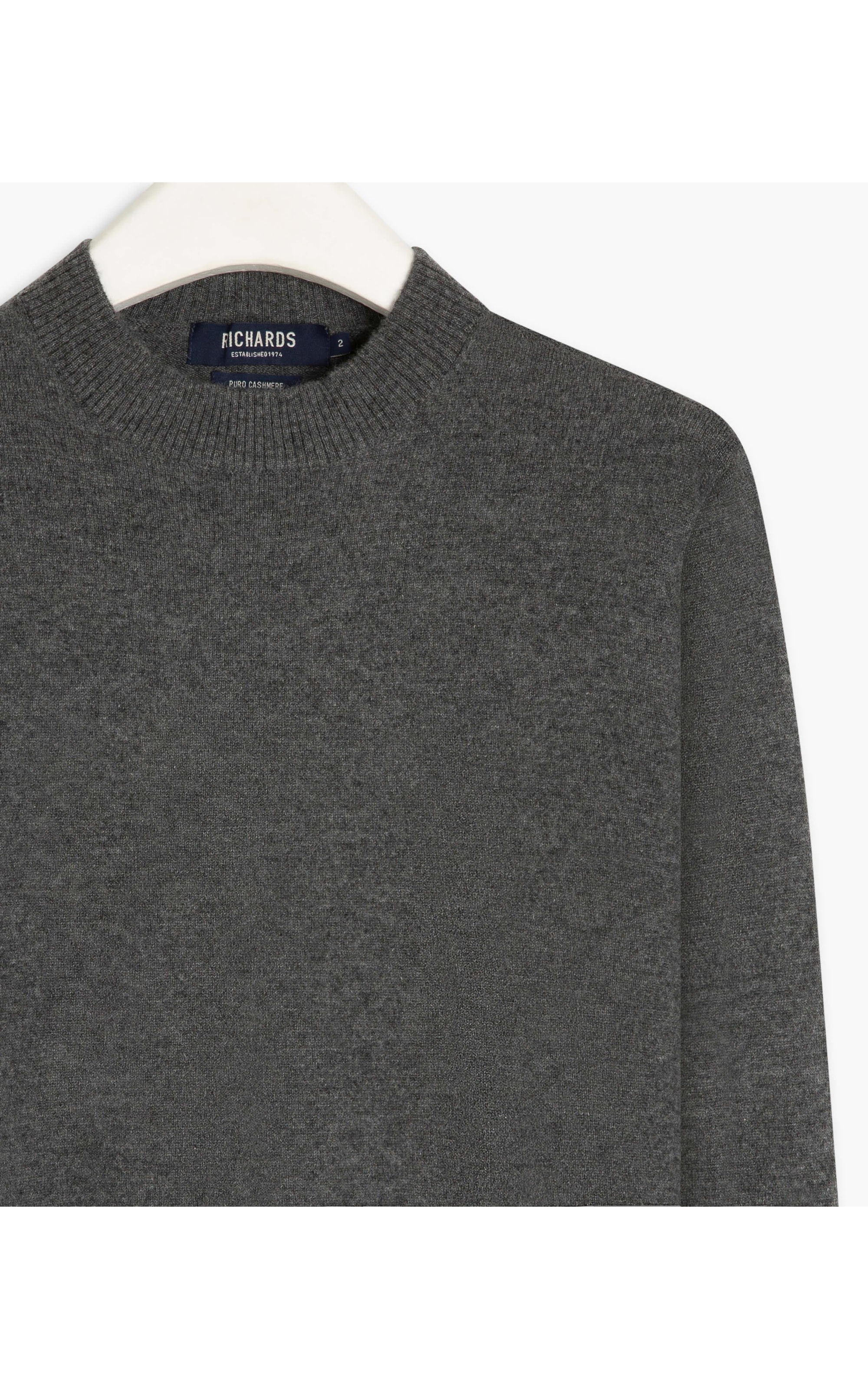 Tricot Kai 100% Cashmere Chumbo Mescla