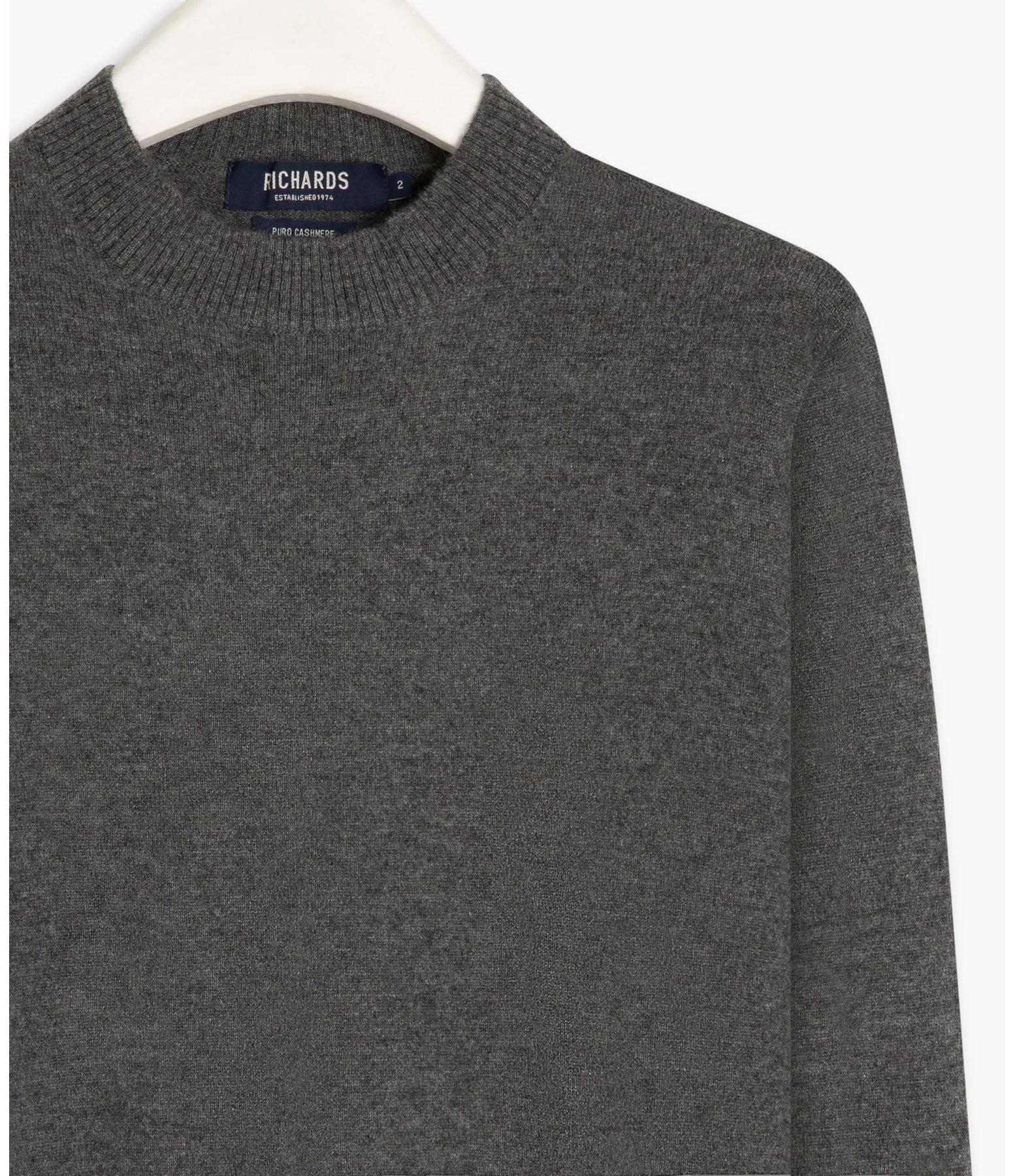 Tricot Kai 100% Cashmere Chumbo Mescla