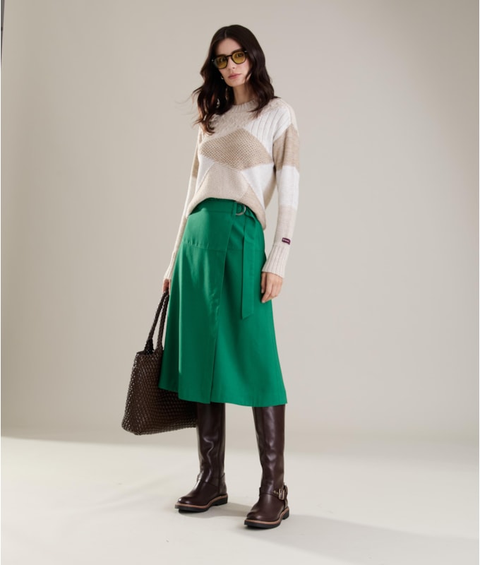 Tricot Kaita Texturas Natural