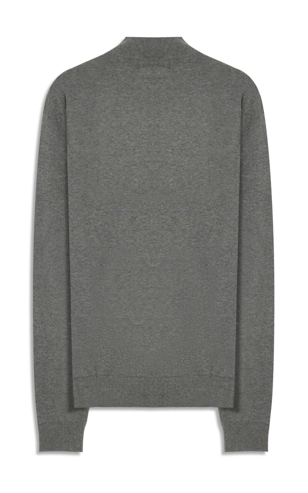 Tricot Kevin Ziper Cotton Cashmere Areia