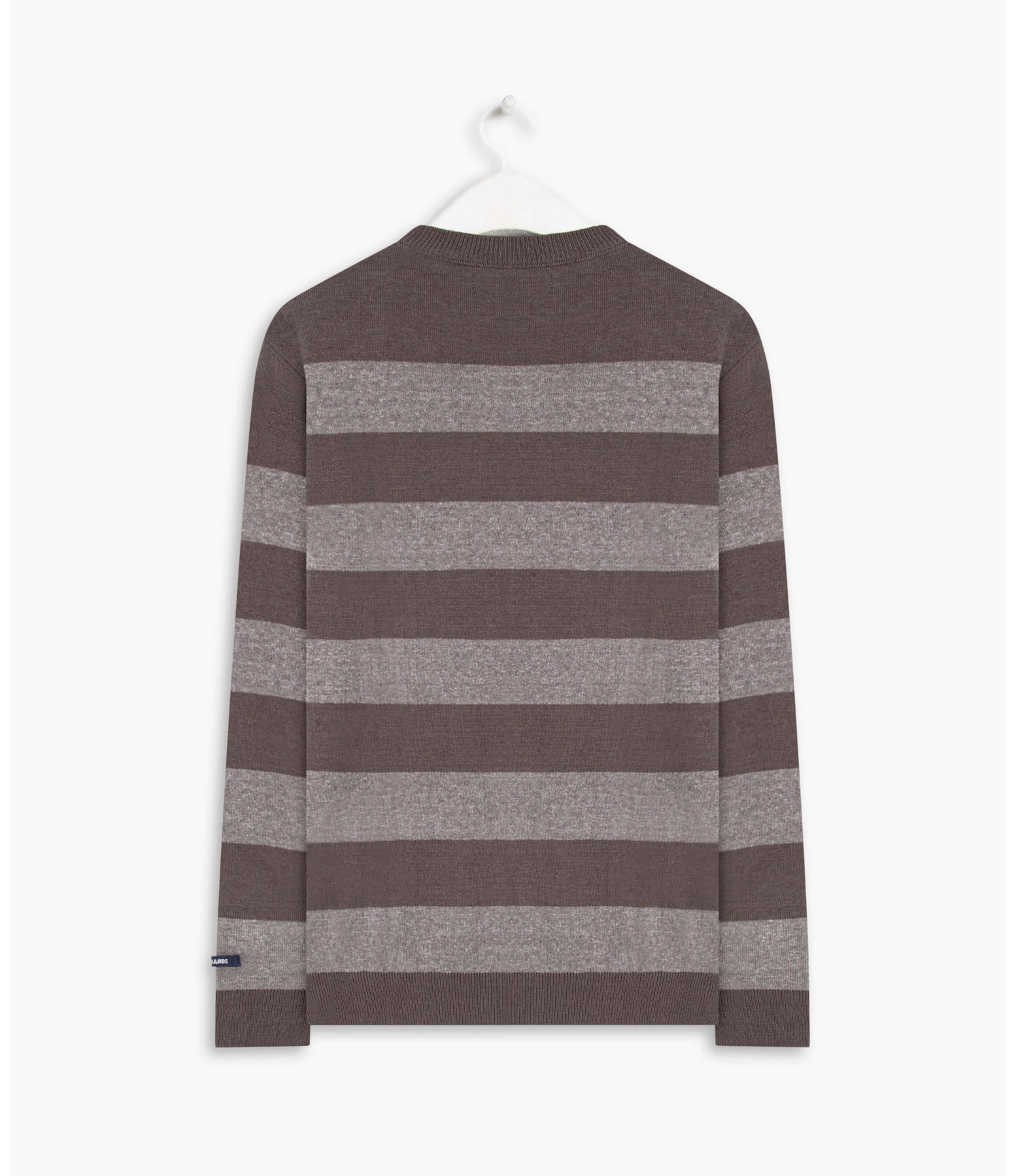 Tricot Koji Serido Listrado Marrom Mescla