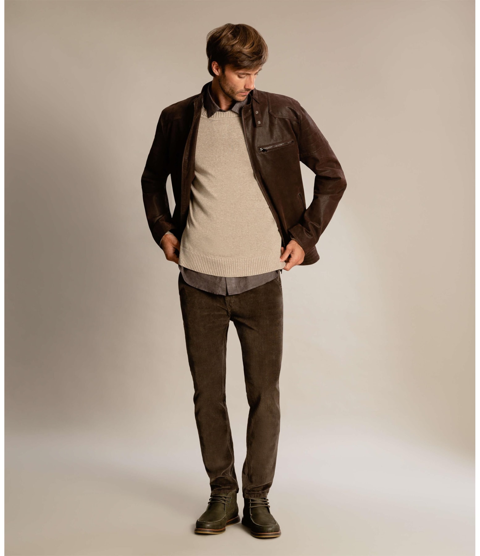 Tricot Light Gola Normal Areia