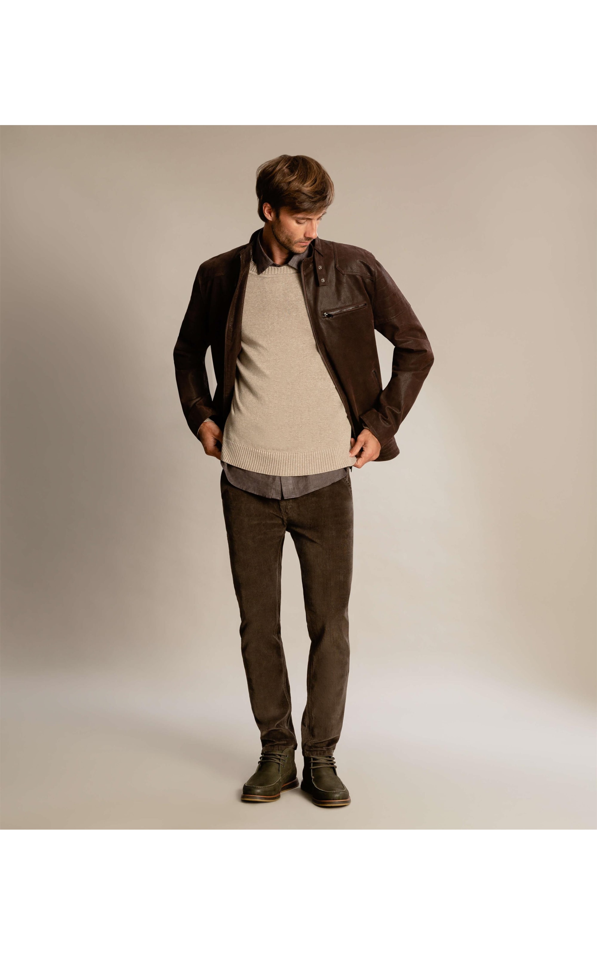 Tricot Light Gola Normal Areia