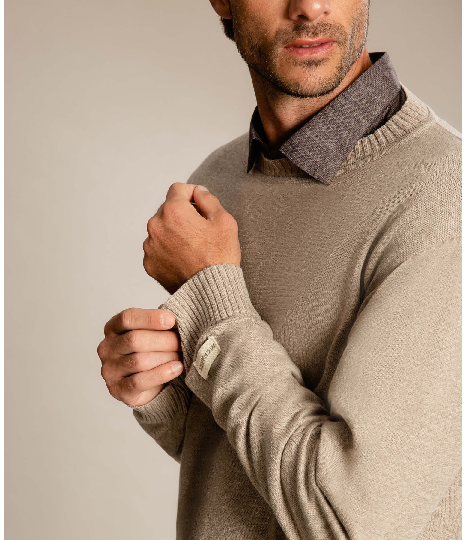 Tricot Light Gola Normal Areia