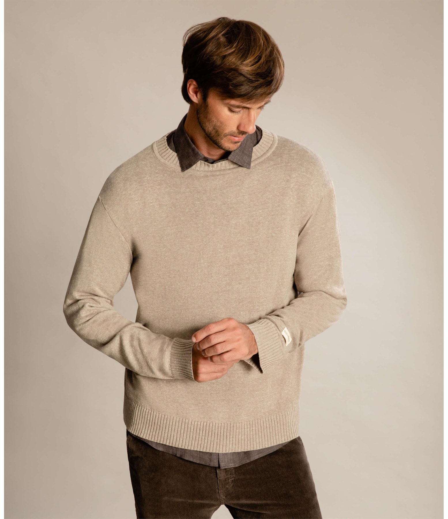 Tricot Light Gola Normal Areia