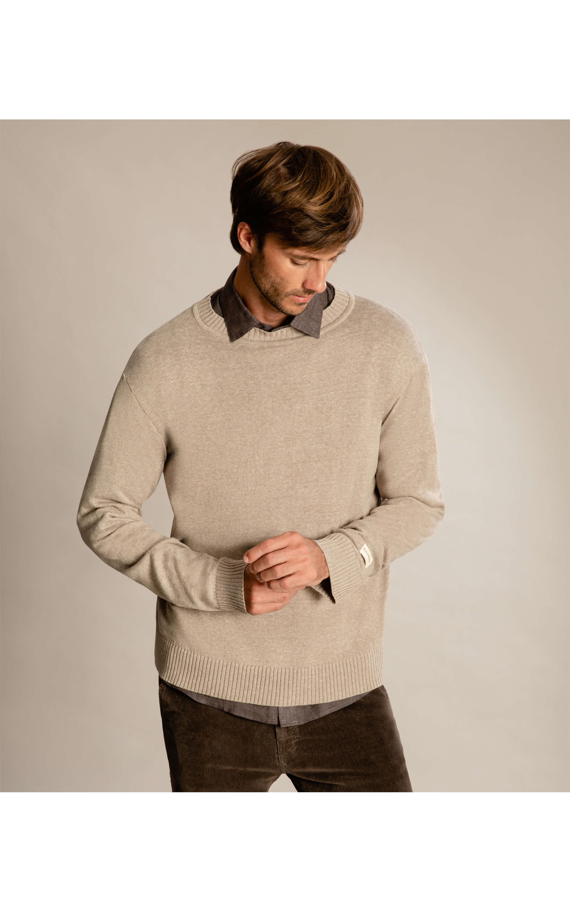 Tricot Light Gola Normal Areia