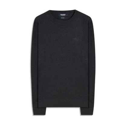 Tricot Light New Cotton Gola Careca Dark Navy