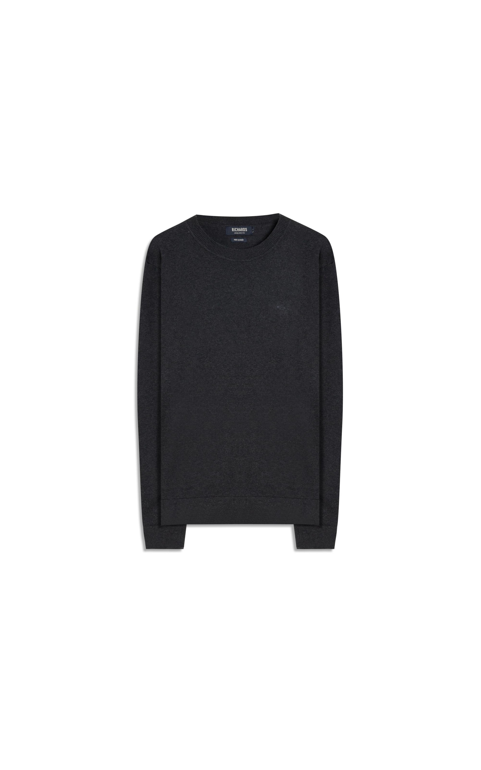 Tricot Light New Cotton Gola Careca Dark Navy