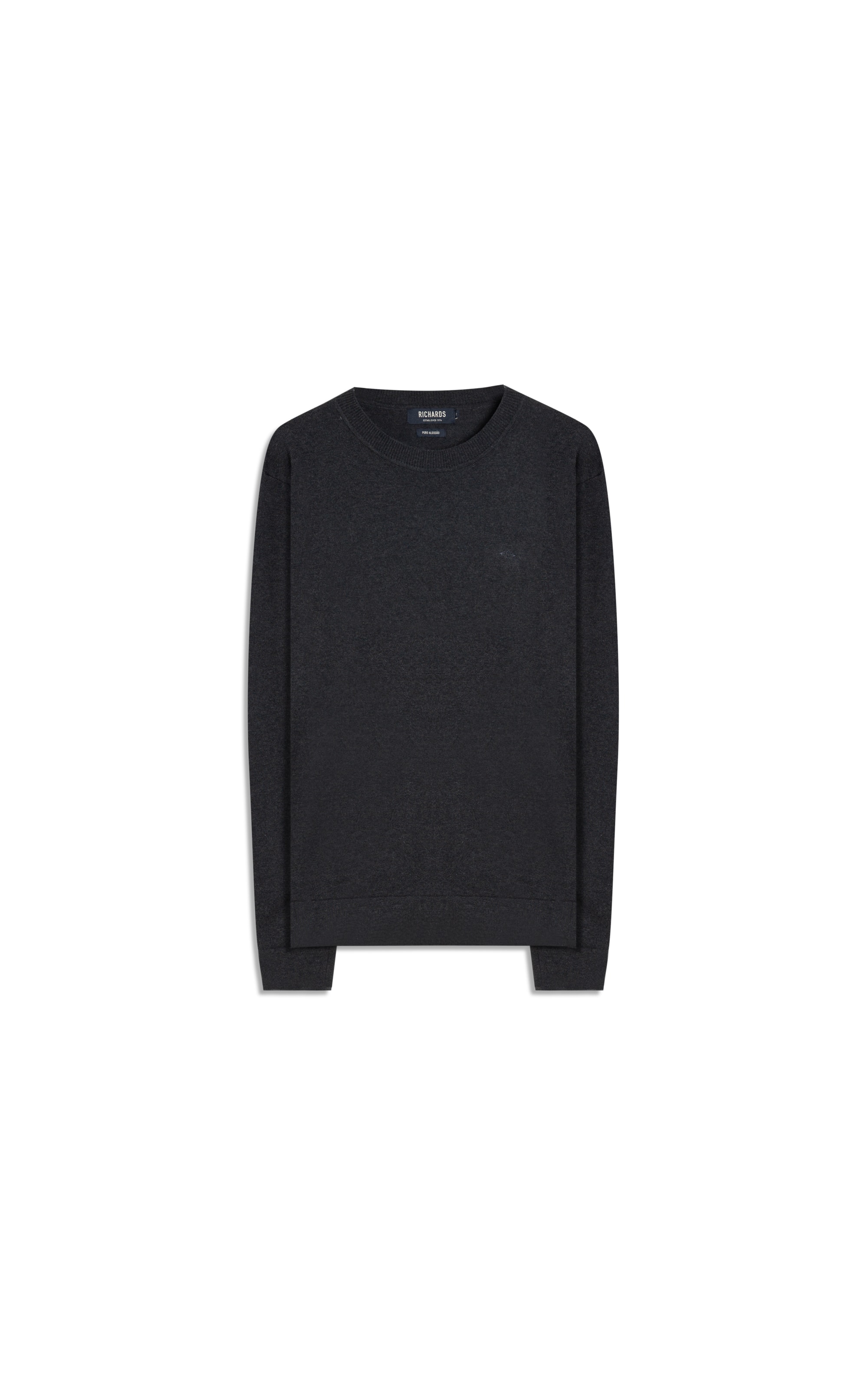 Tricot Light New Cotton Gola Careca Dark Navy