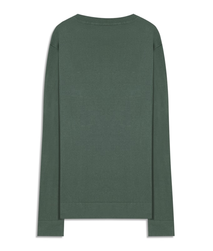 Tricot Light New Cotton Gola Careca Verde Militar