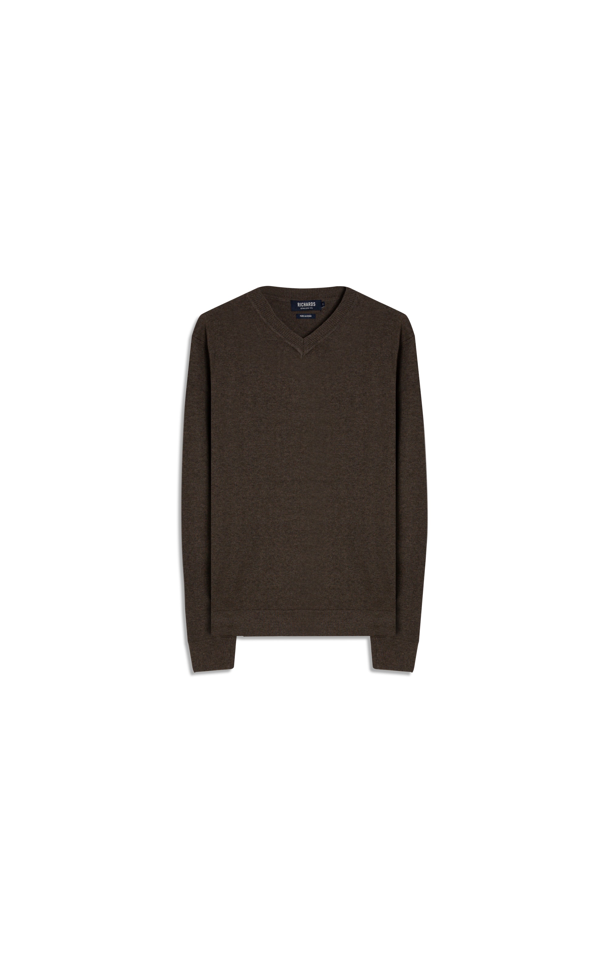Tricot Light New Cotton Gola v Tabaco