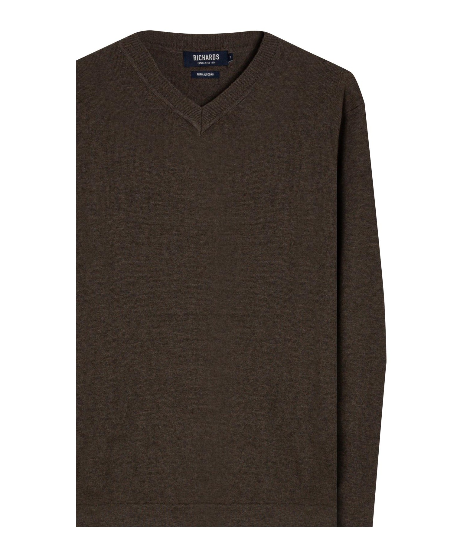 Tricot Light New Cotton Gola v Tabaco