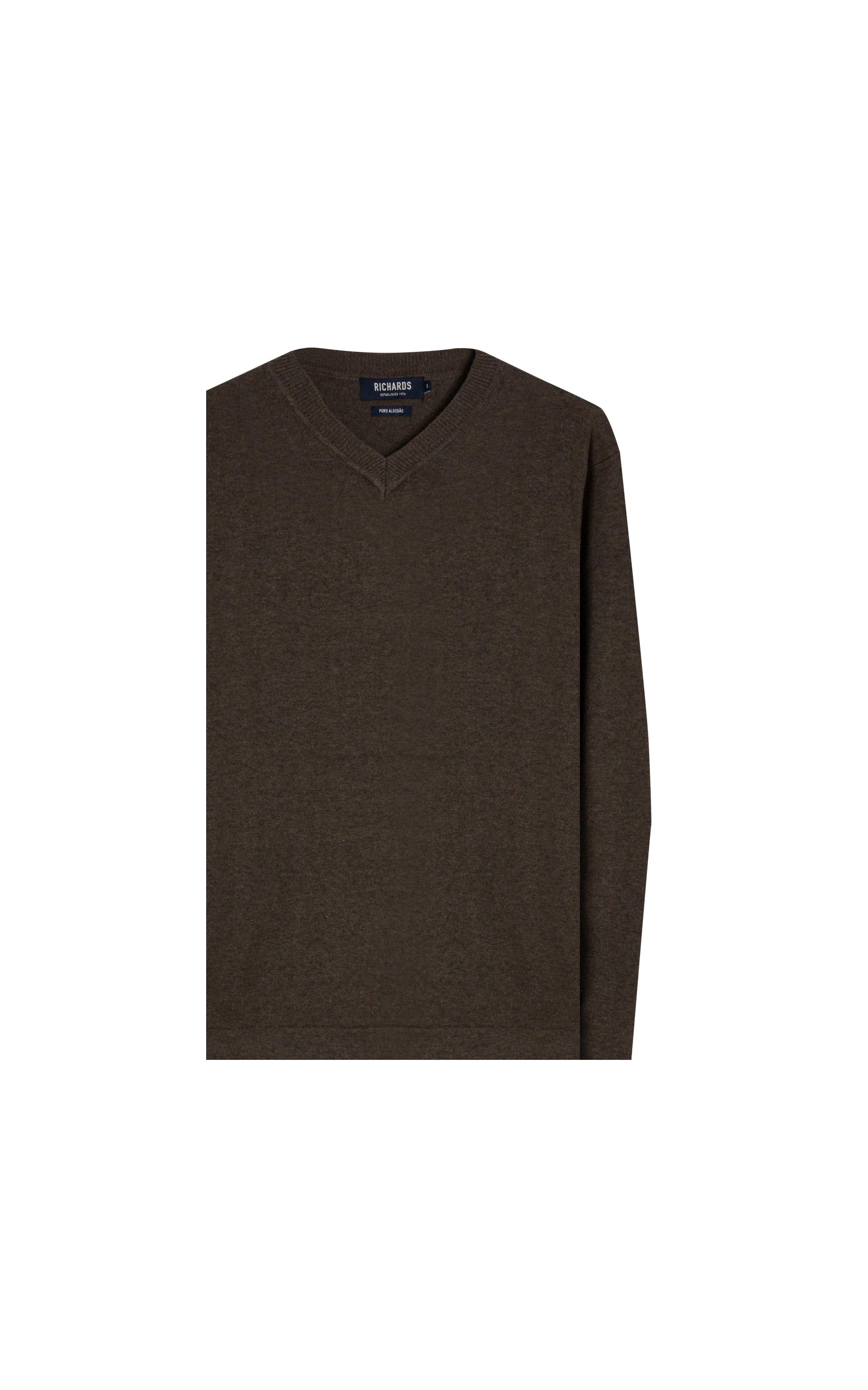 Tricot Light New Cotton Gola v Tabaco