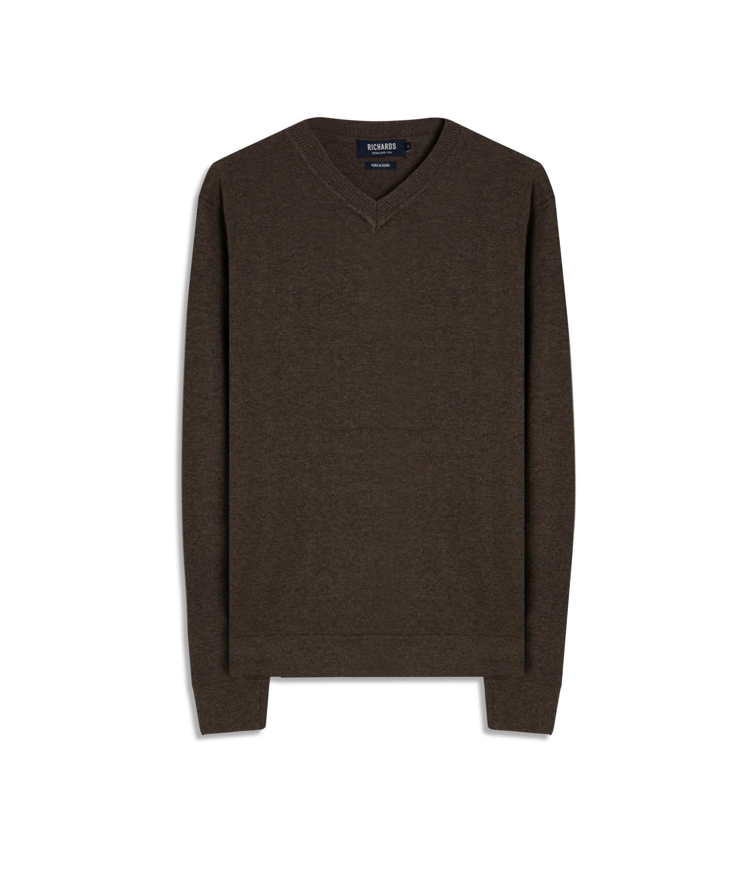 Tricot Light New Cotton Gola v Tabaco