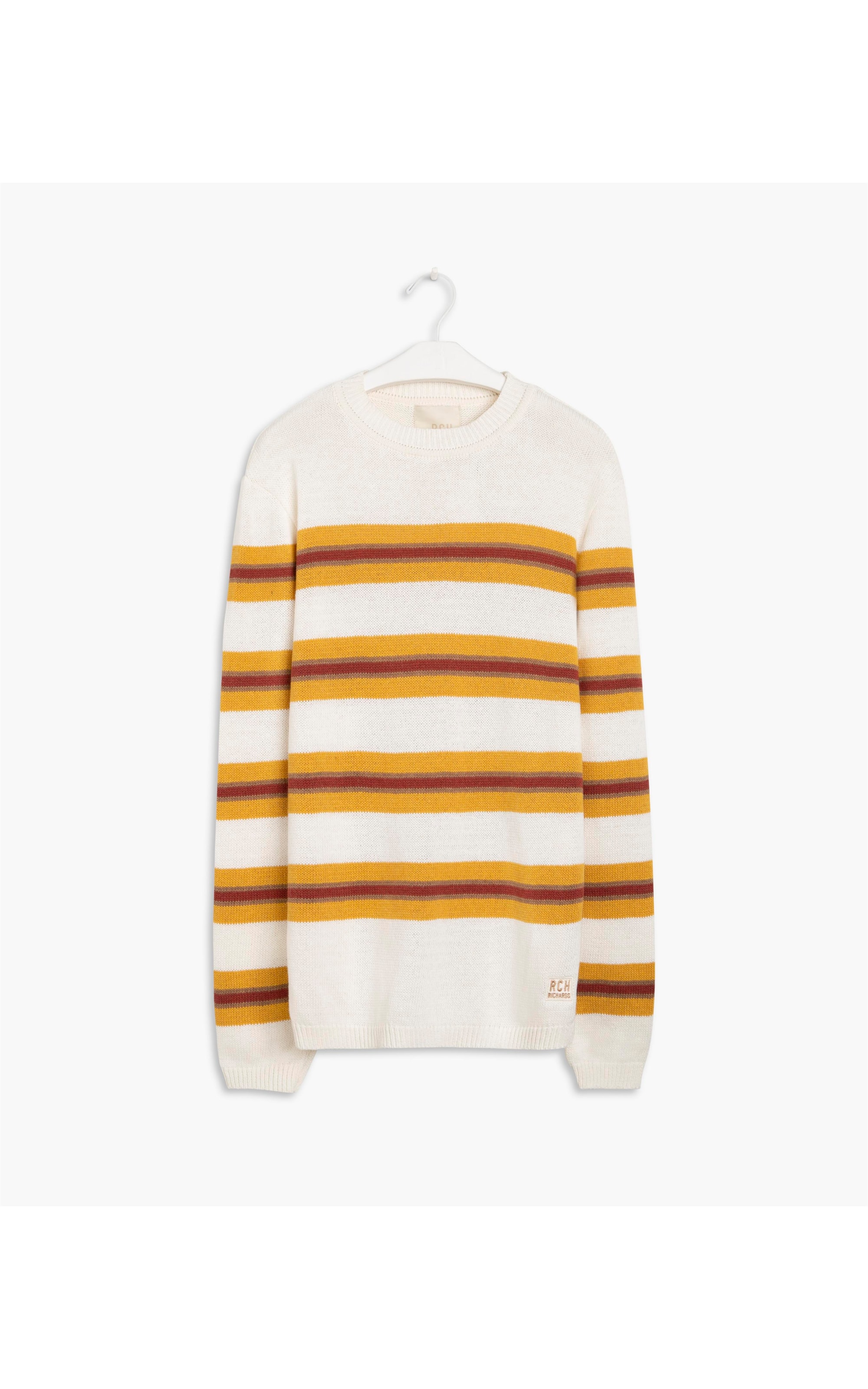 Tricot Linha Listrado Maresia Mostarda