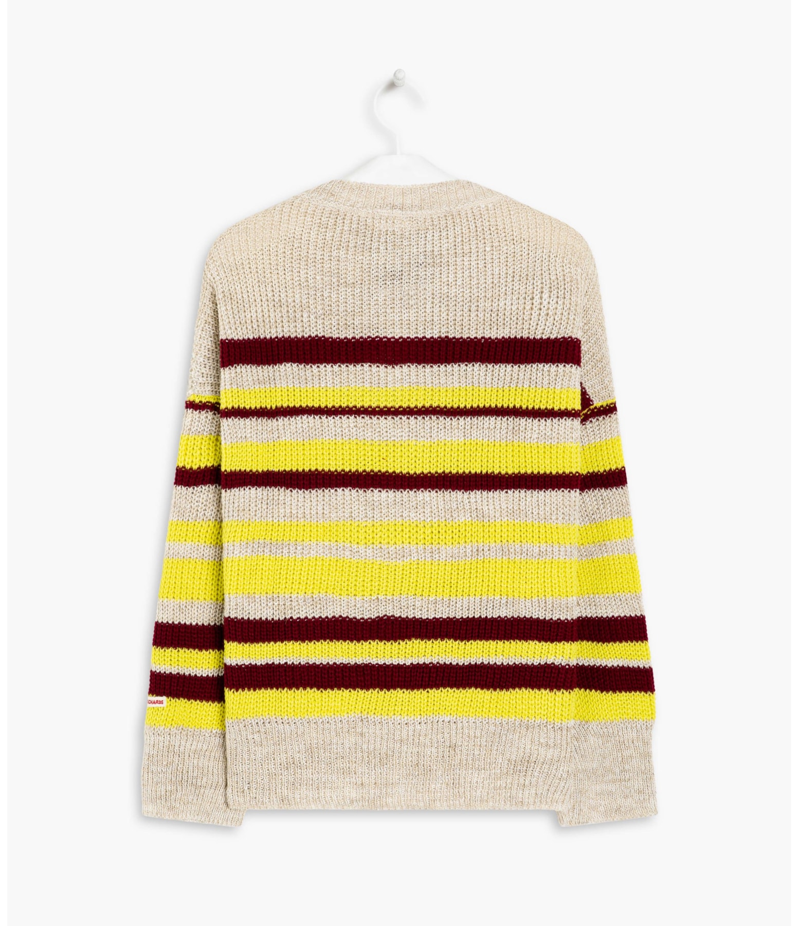 Tricot Linho Frida Listrado Bordeaux