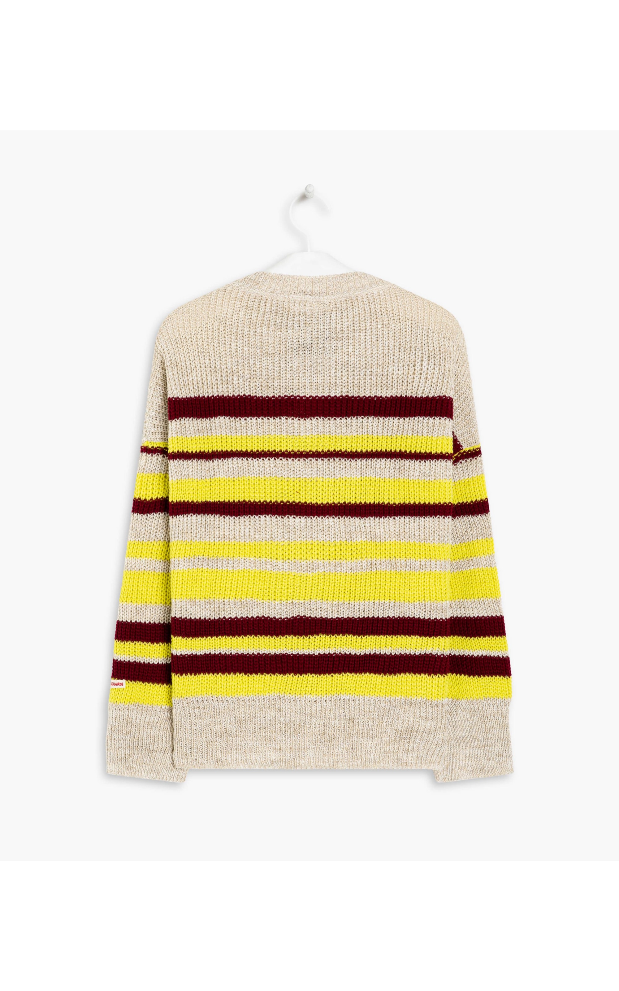 Tricot Linho Frida Listrado Bordeaux