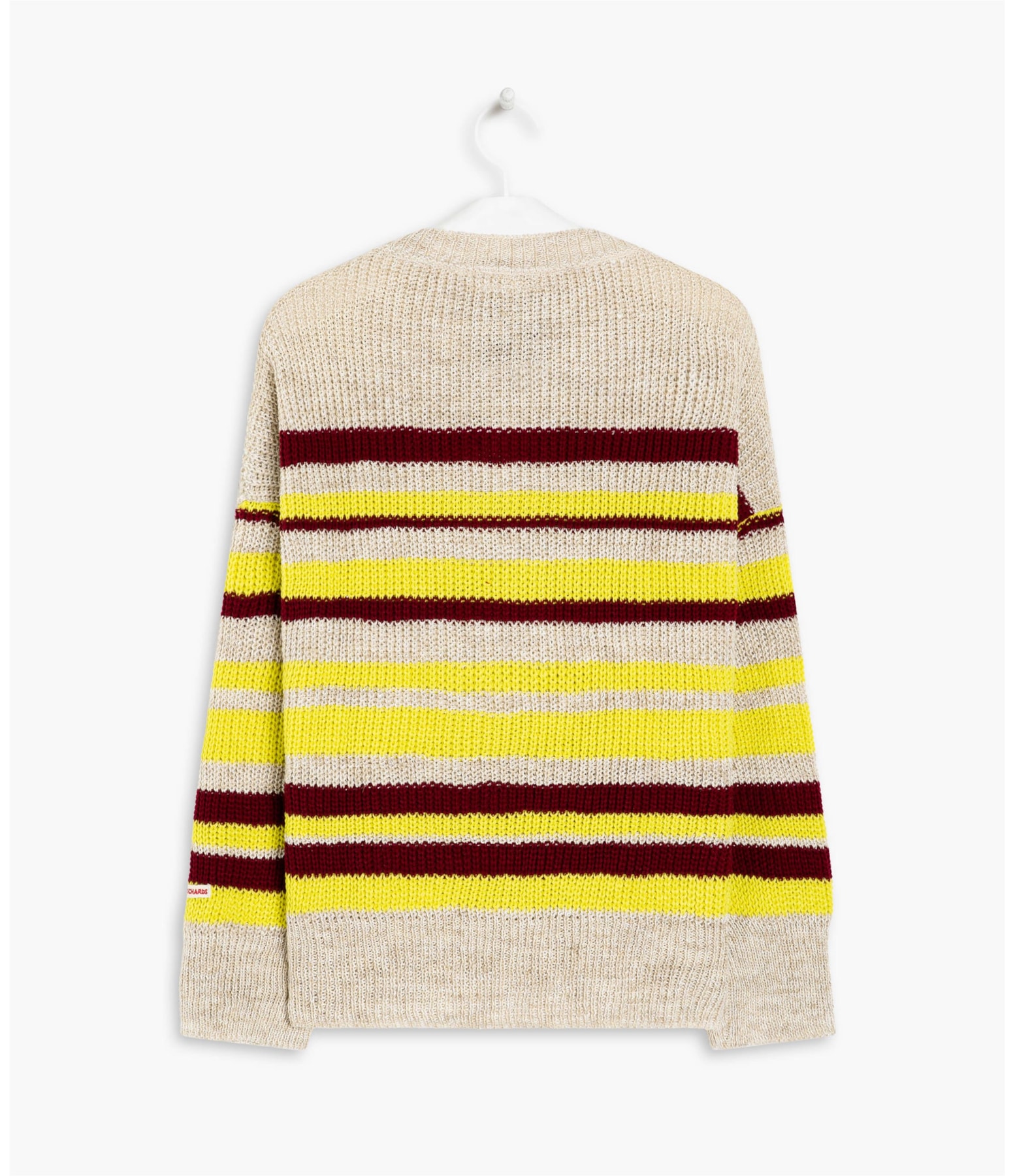Tricot Linho Frida Listrado Bordeaux