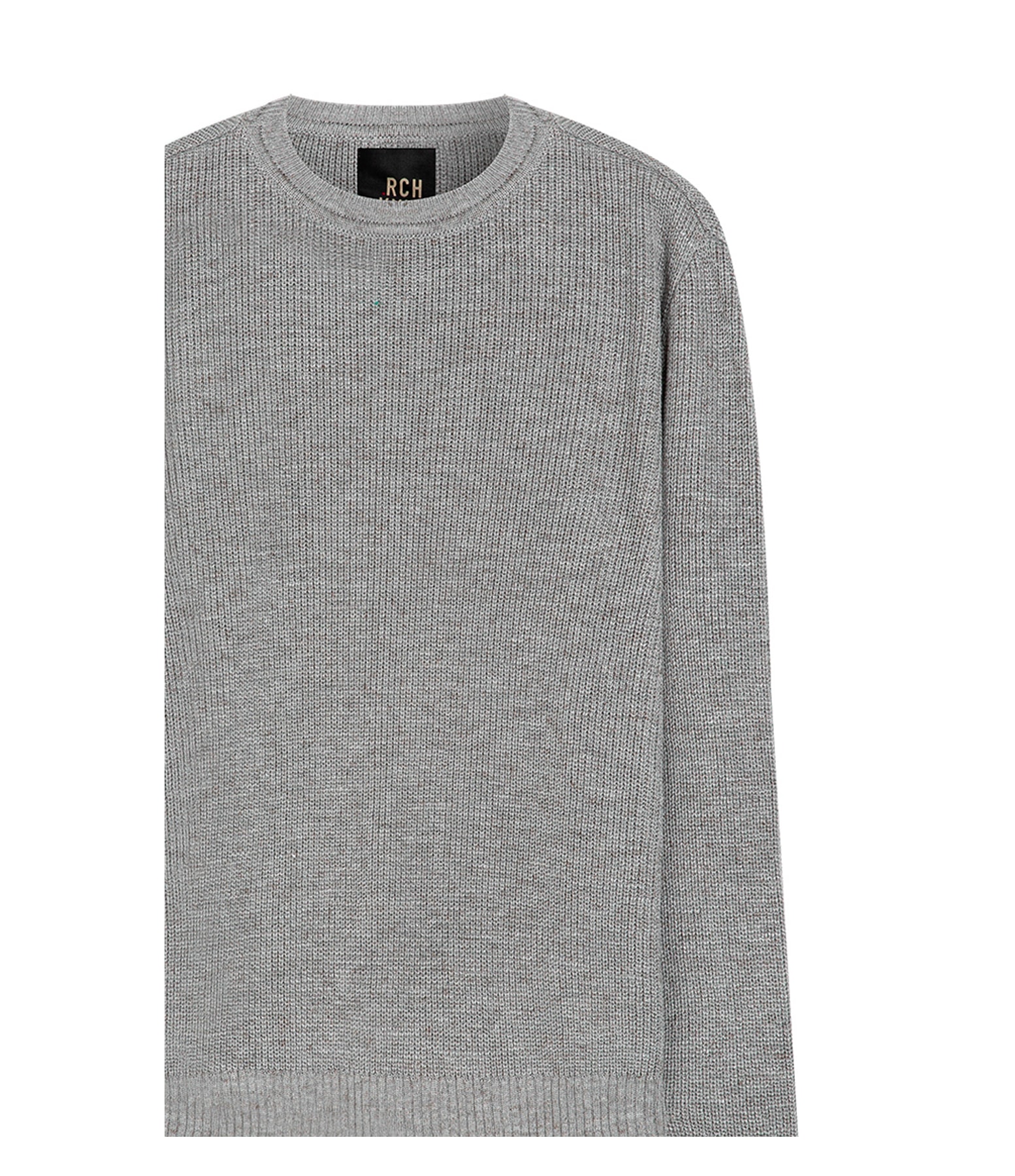 Tricot Linho Like Mescla Cinza Claro