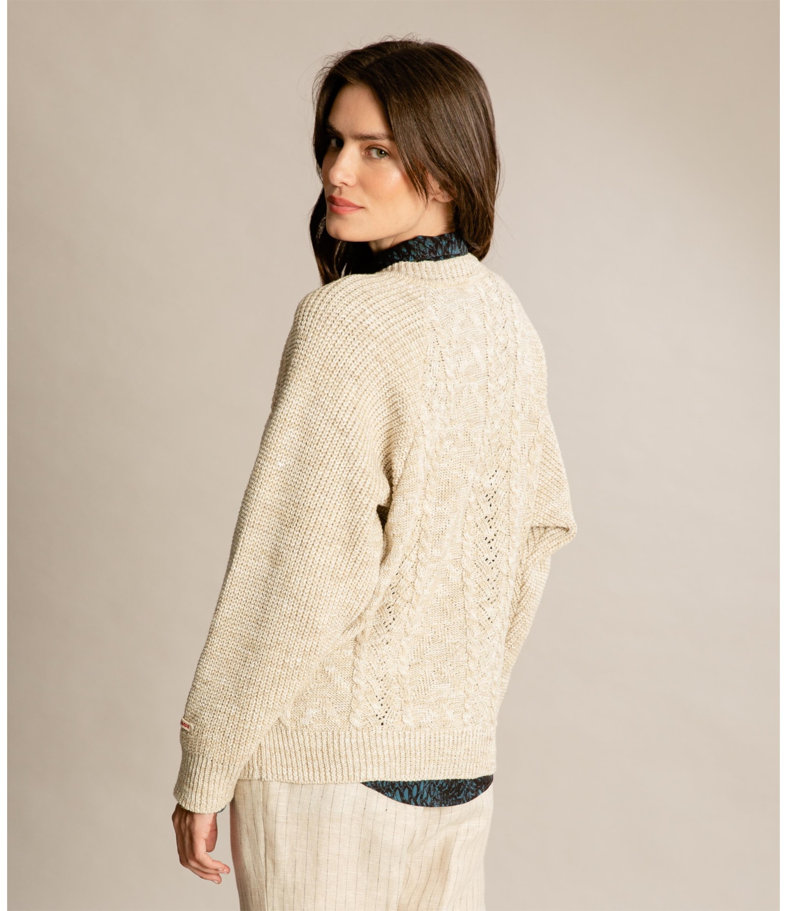 Tricot Linho Sierra Liso Natural