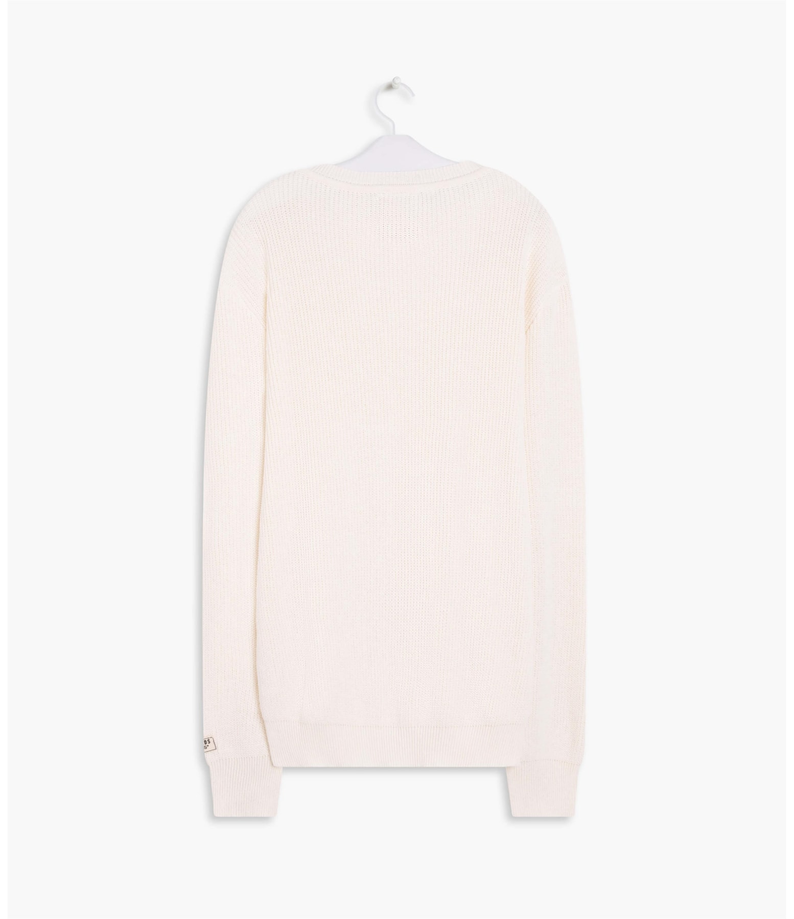 Tricot Liso Linha Con Off White