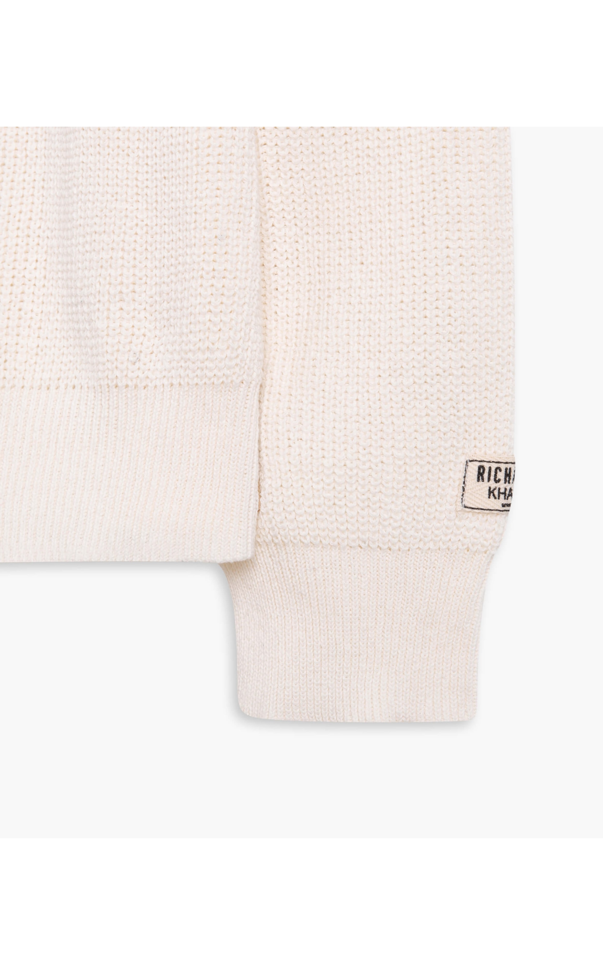 Tricot Liso Linha Con Off White