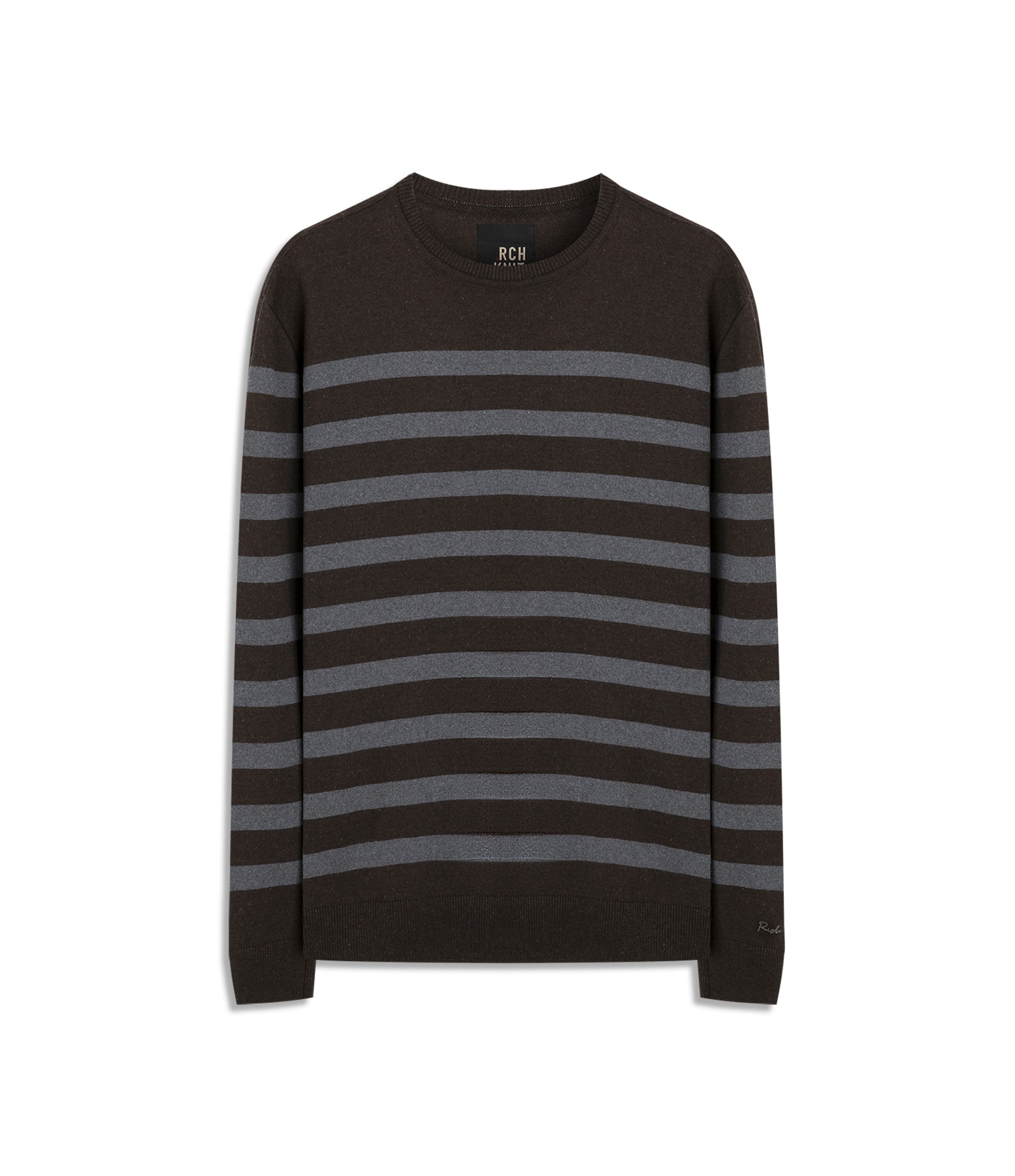 Tricot Listrado Pietro Tabaco