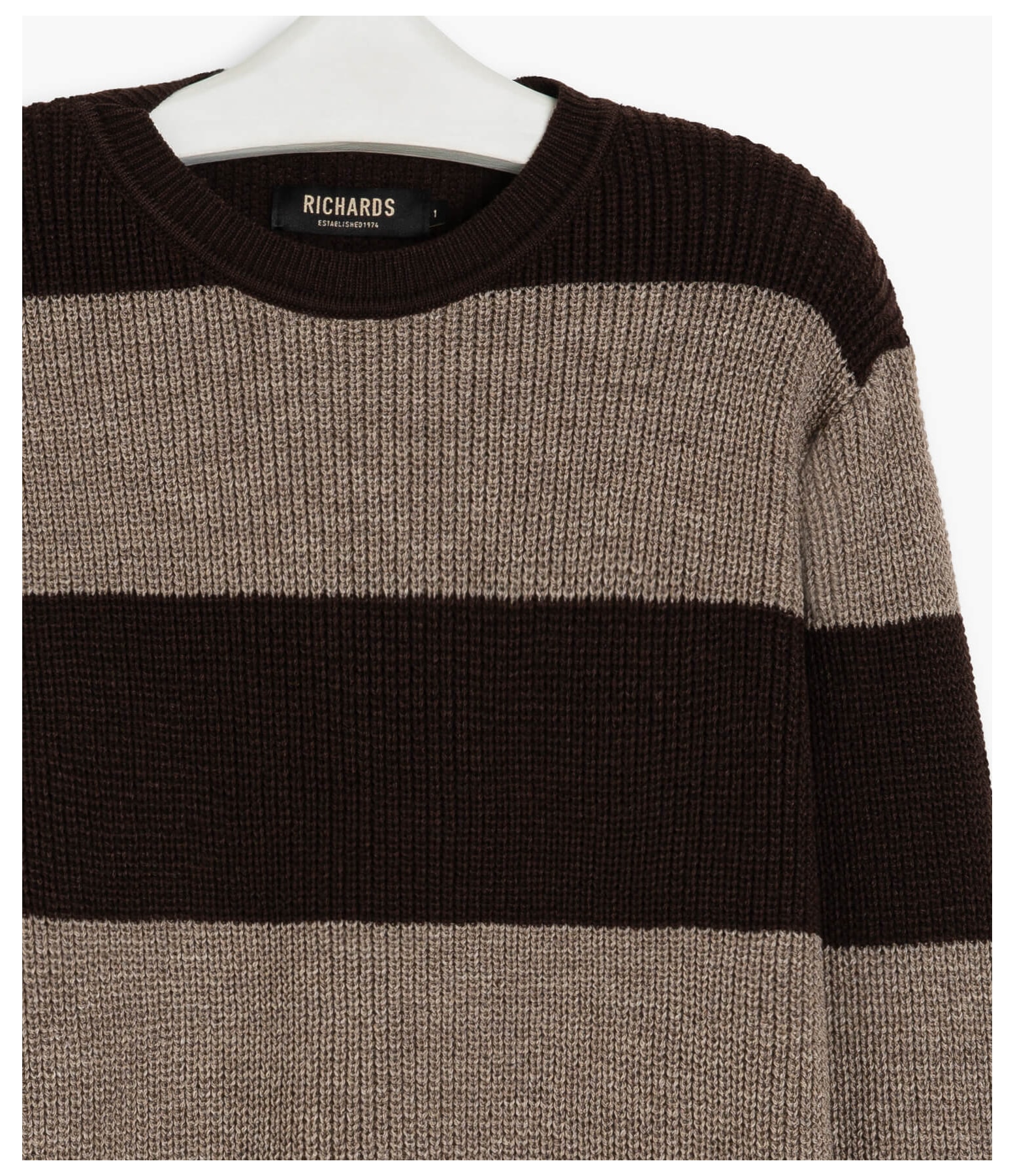 Tricot Listras Benjamin Marrom