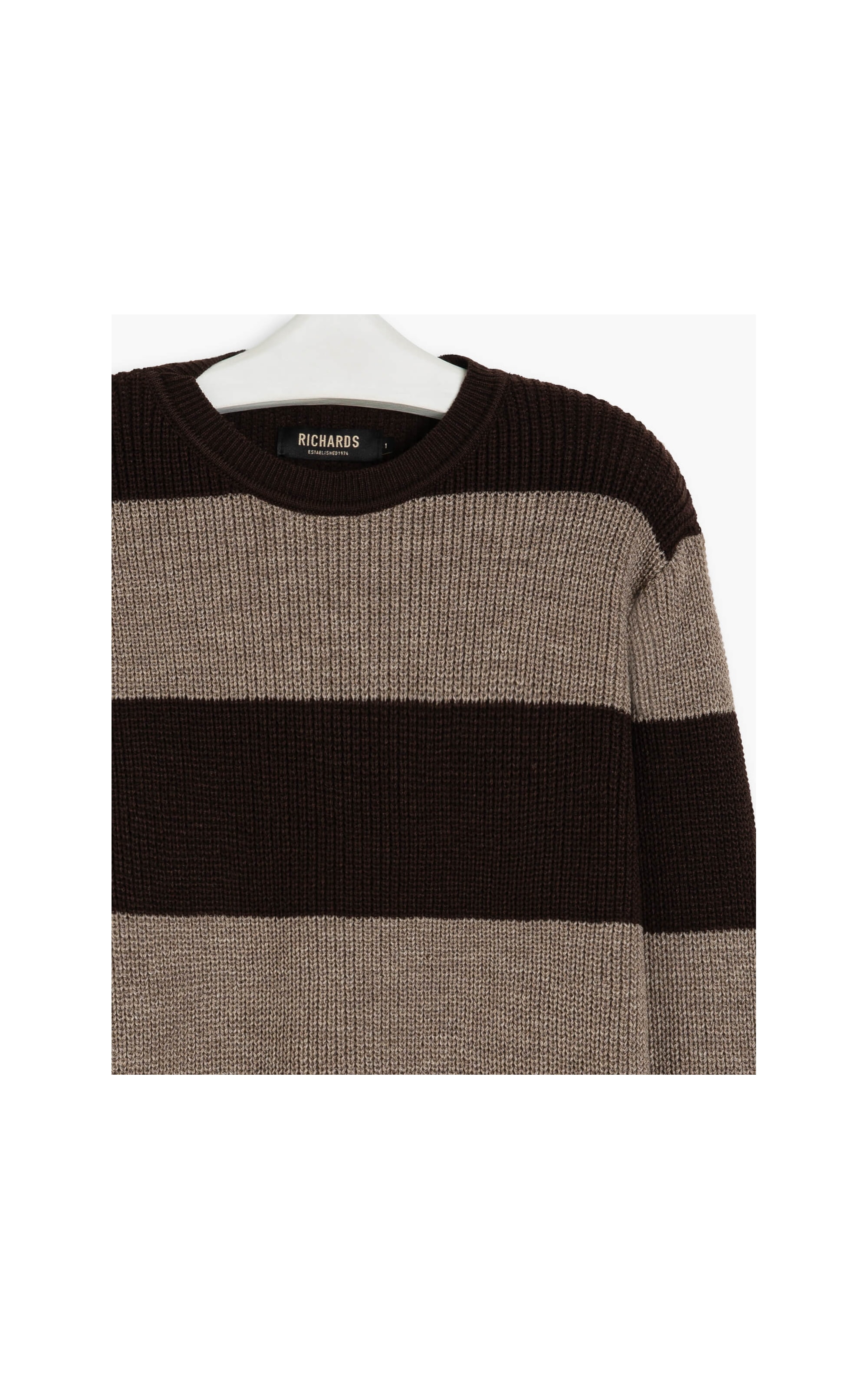 Tricot Listras Benjamin Marrom
