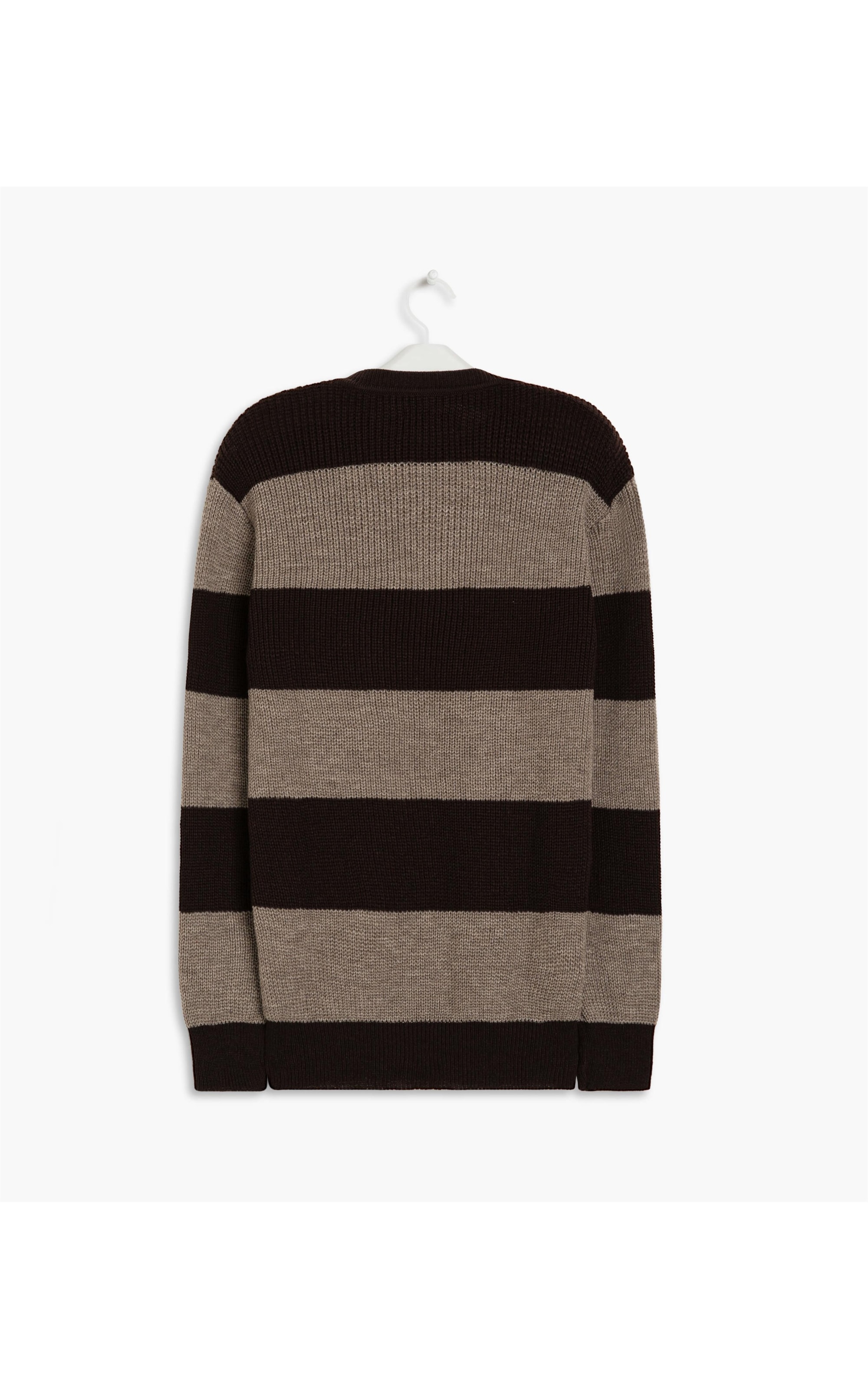 Tricot Listras Benjamin Marrom