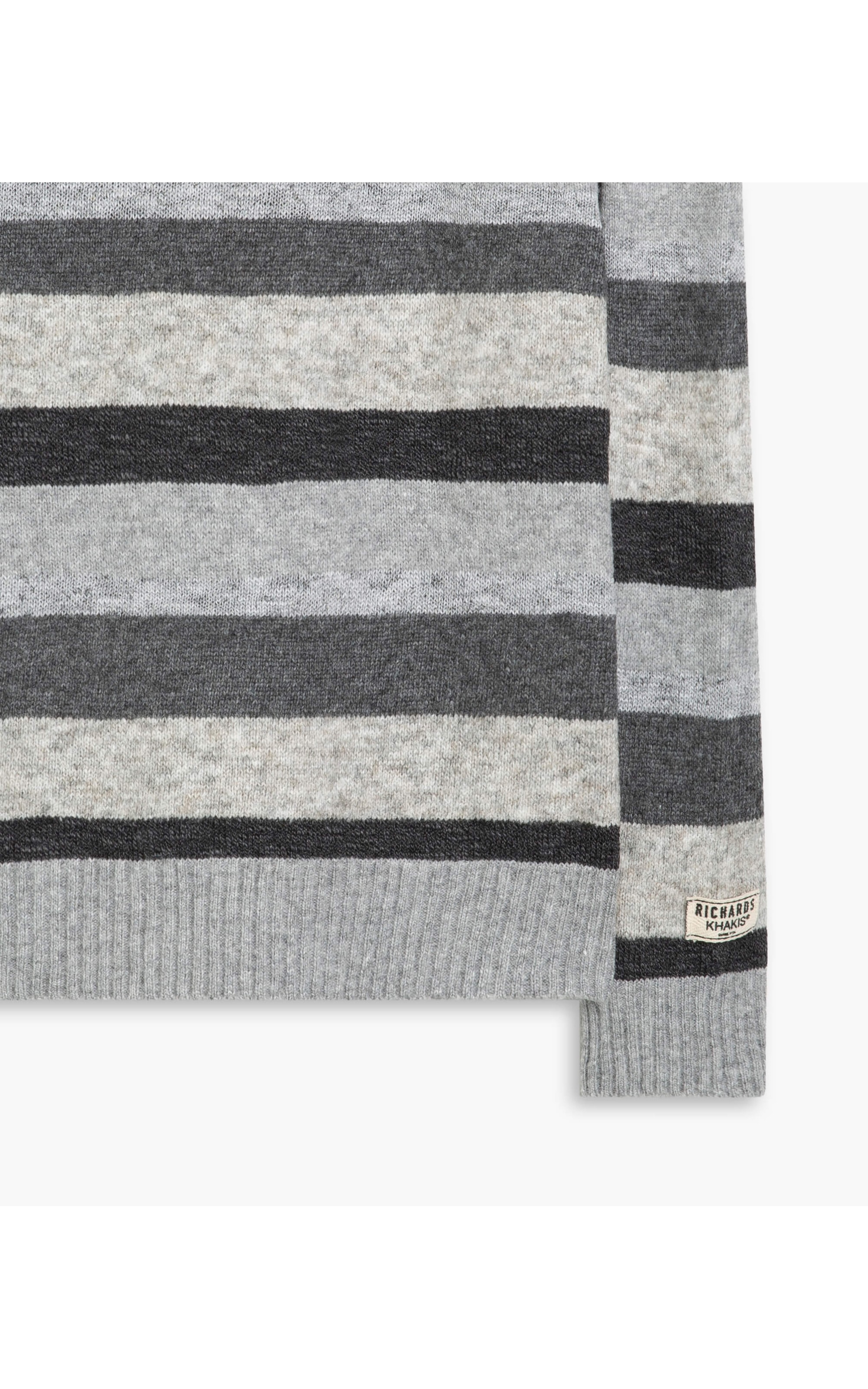 Tricot Londres Listrado Cinza Claro