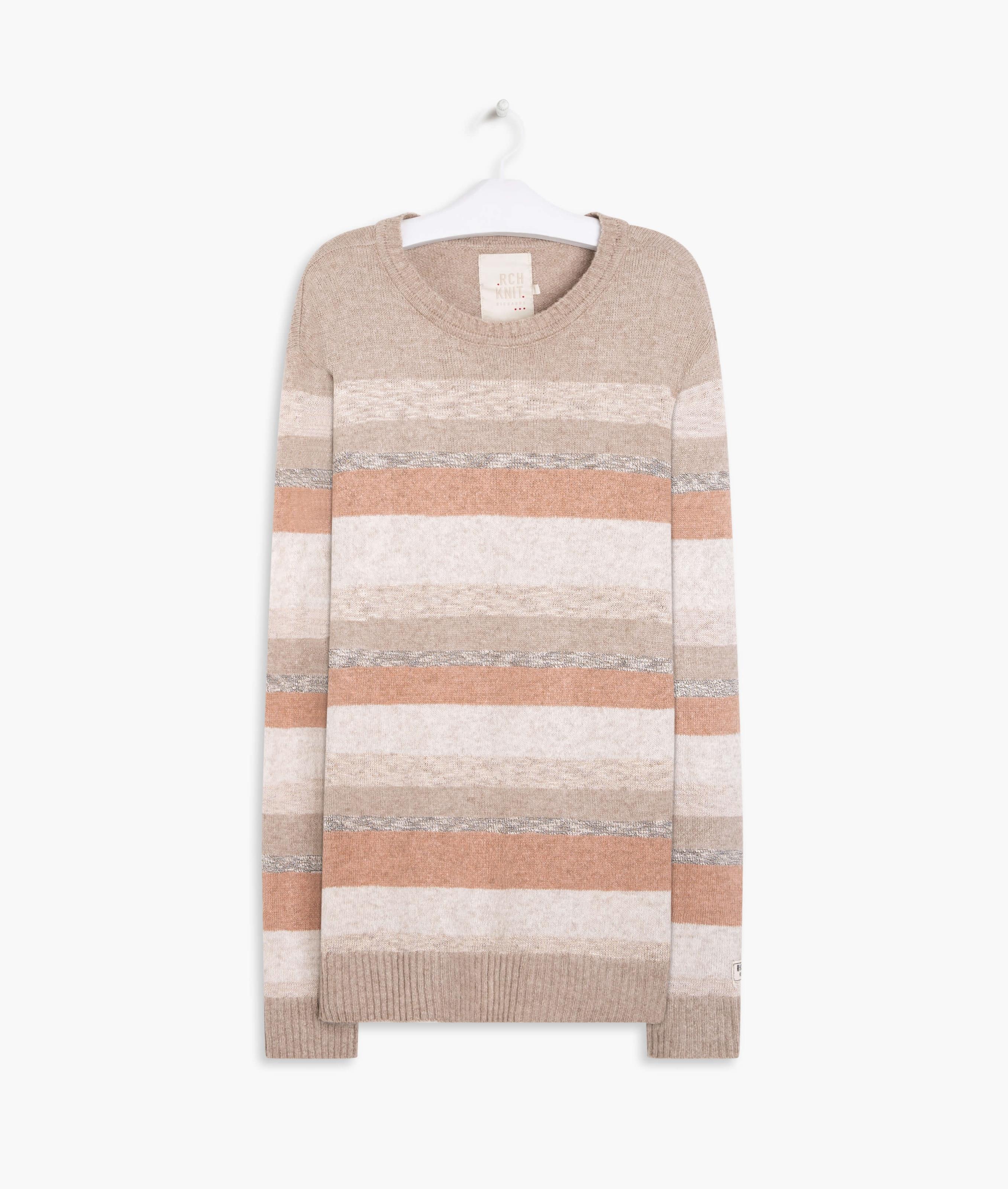 Tricot Londres Listrado Natural