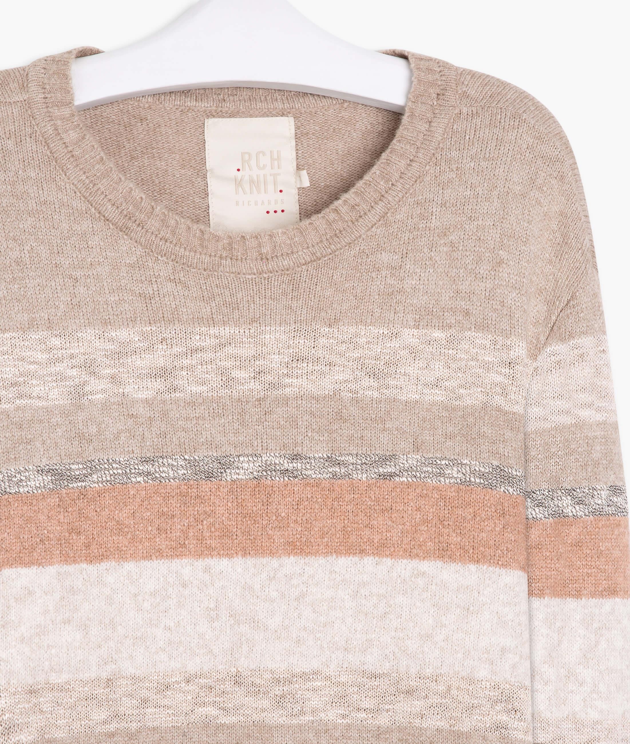 Tricot Londres Listrado Natural