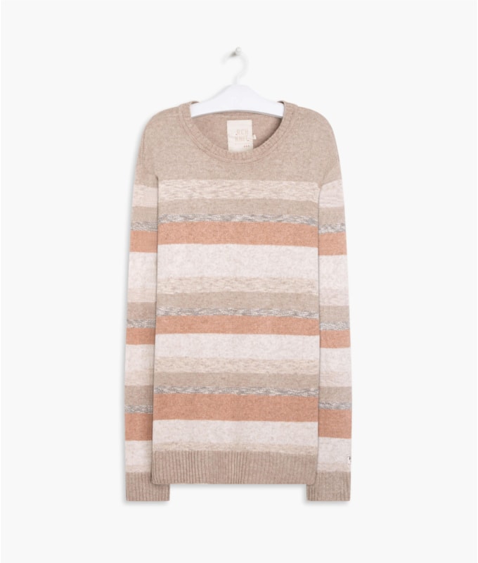 Tricot Londres Listrado Natural