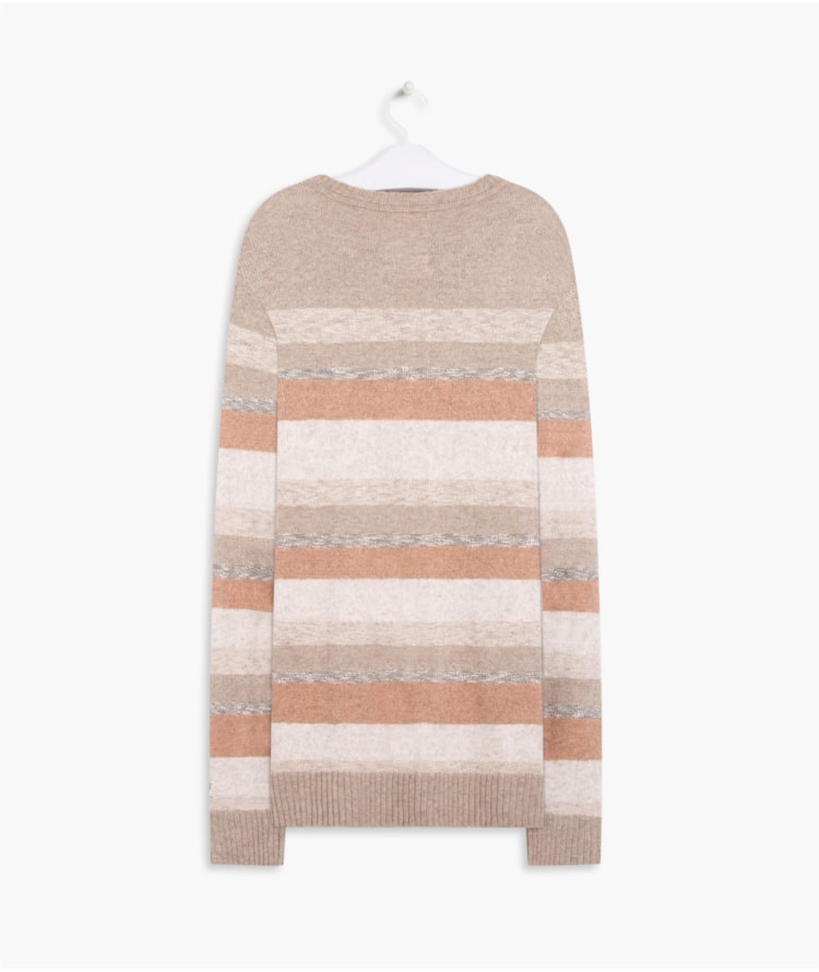 Tricot Londres Listrado Natural